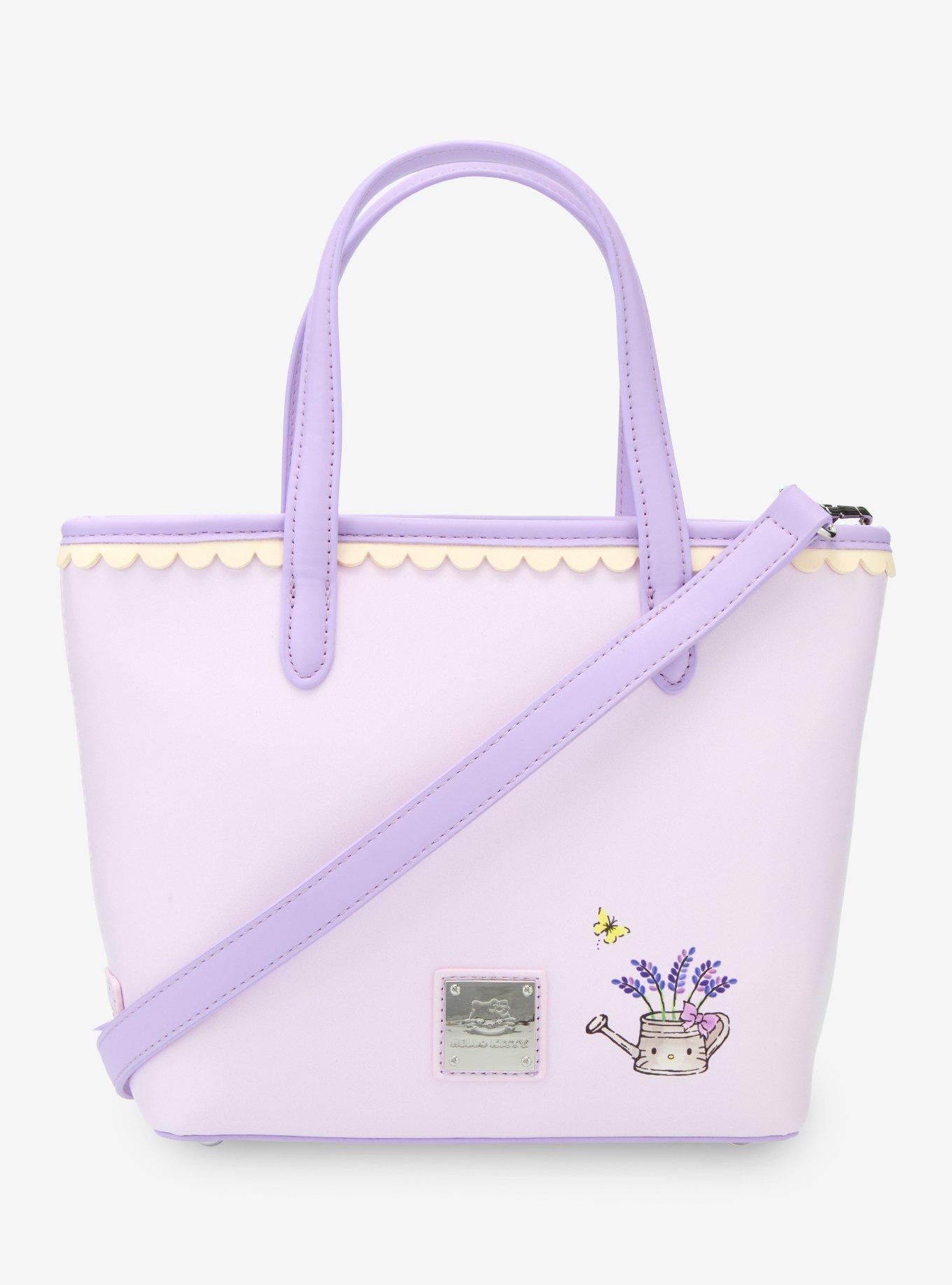 Sanrio Hello Kitty Lavender Mini Crossbody Tote, , alternate - view 3