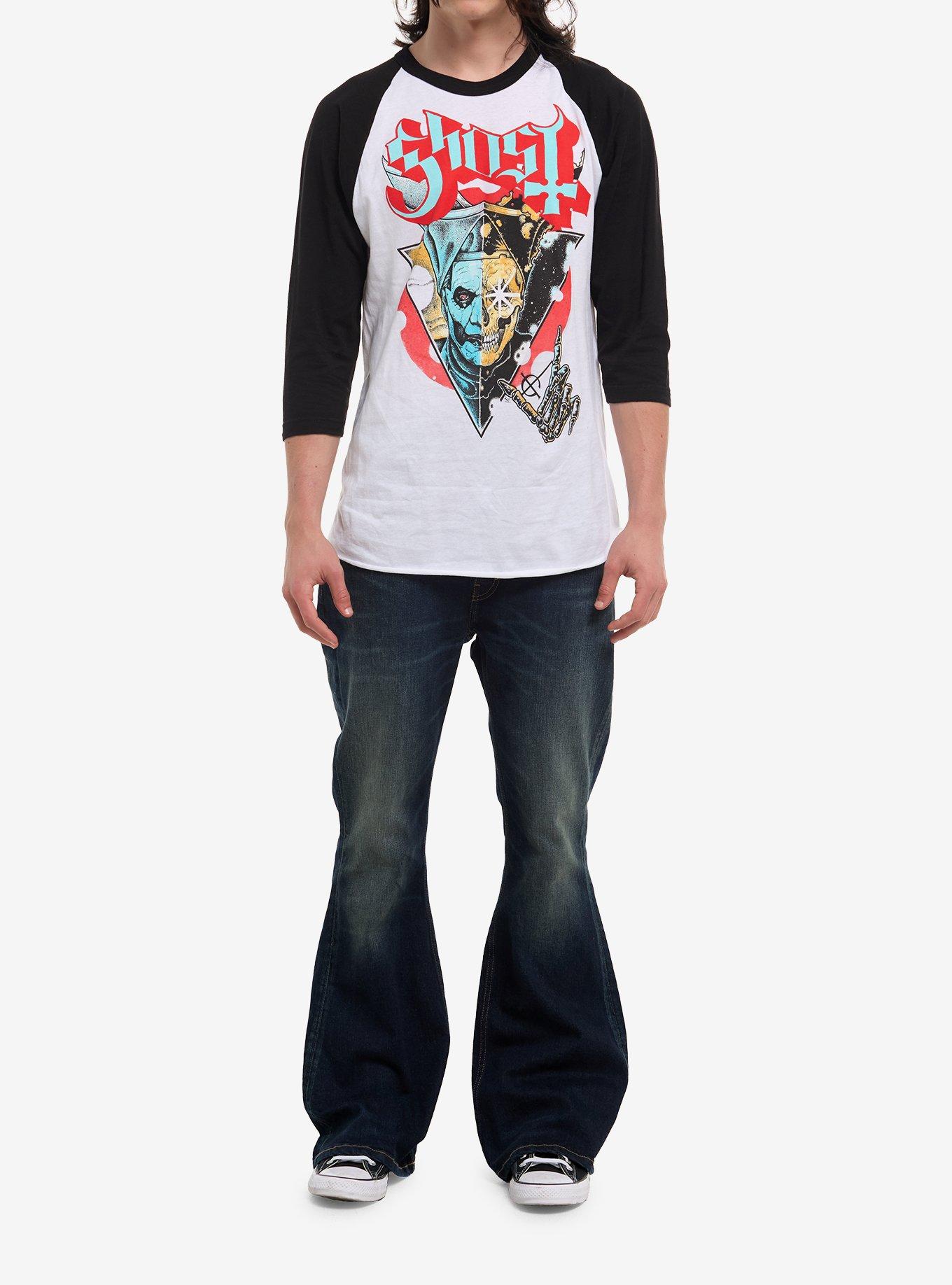 Ghost Two-Faced Papa Emeritus Raglan, , hi-res