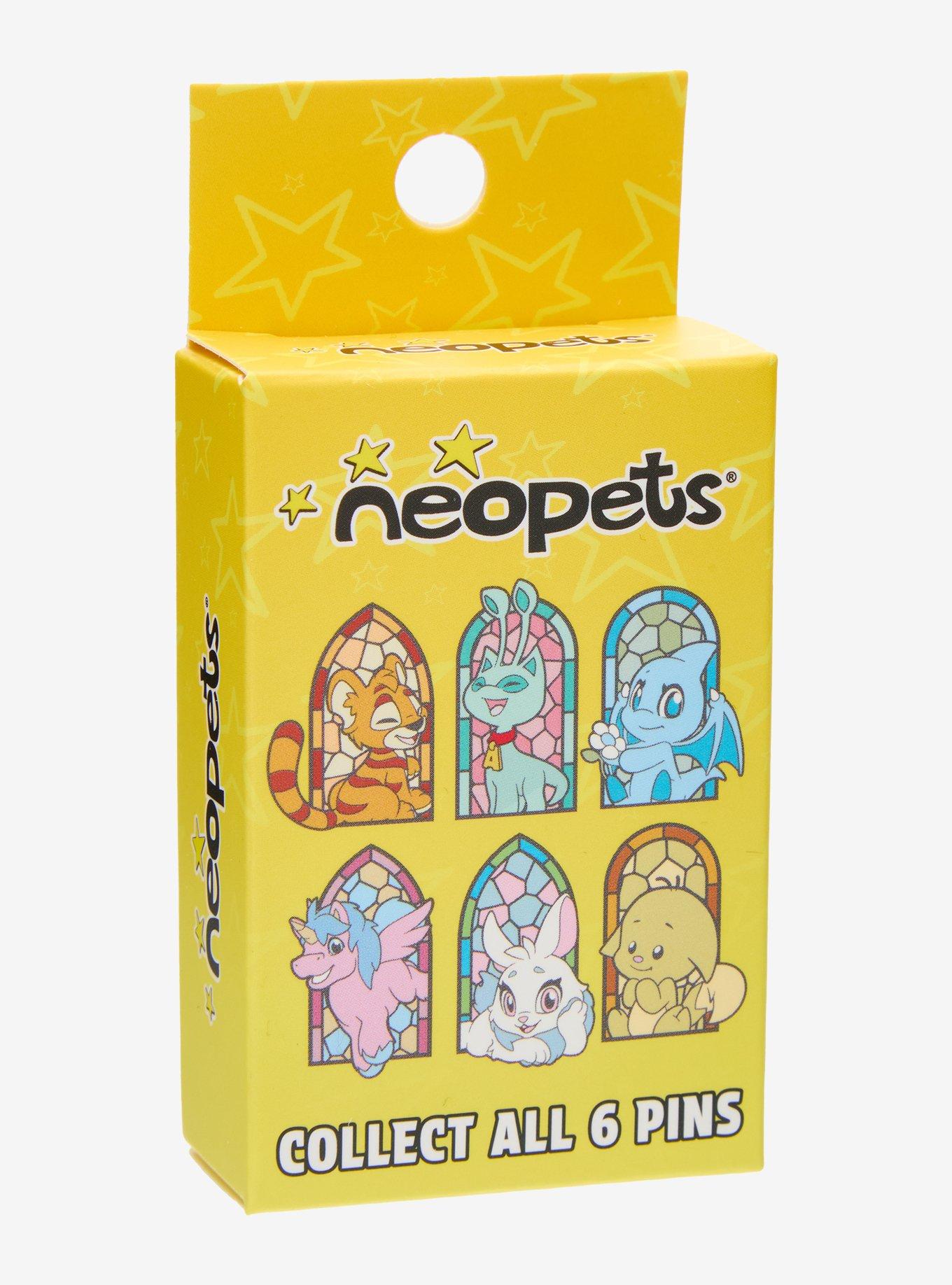Neopets Stained Glass Blind Box Enamel Pin, , hi-res