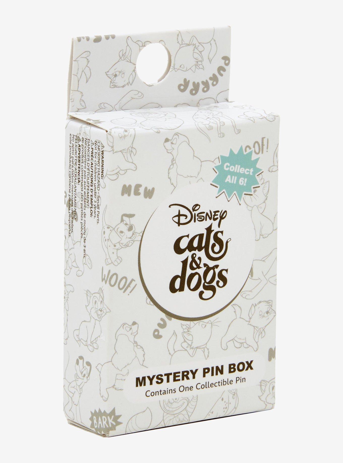 Disney Cats & Dogs Floral Blind Box Enamel Pin, , hi-res