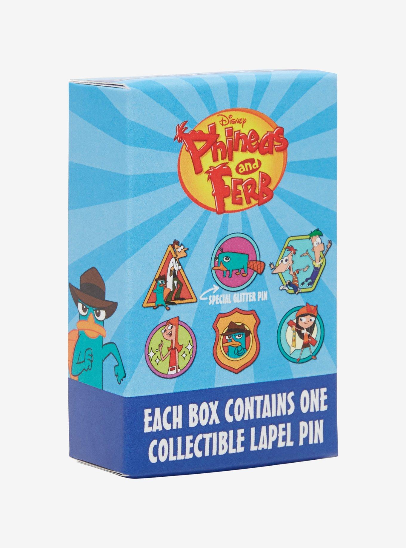 Disney Phineas And Ferb Character Blind Box Enamel Pin Hot Topic Exclusive, , hi-res
