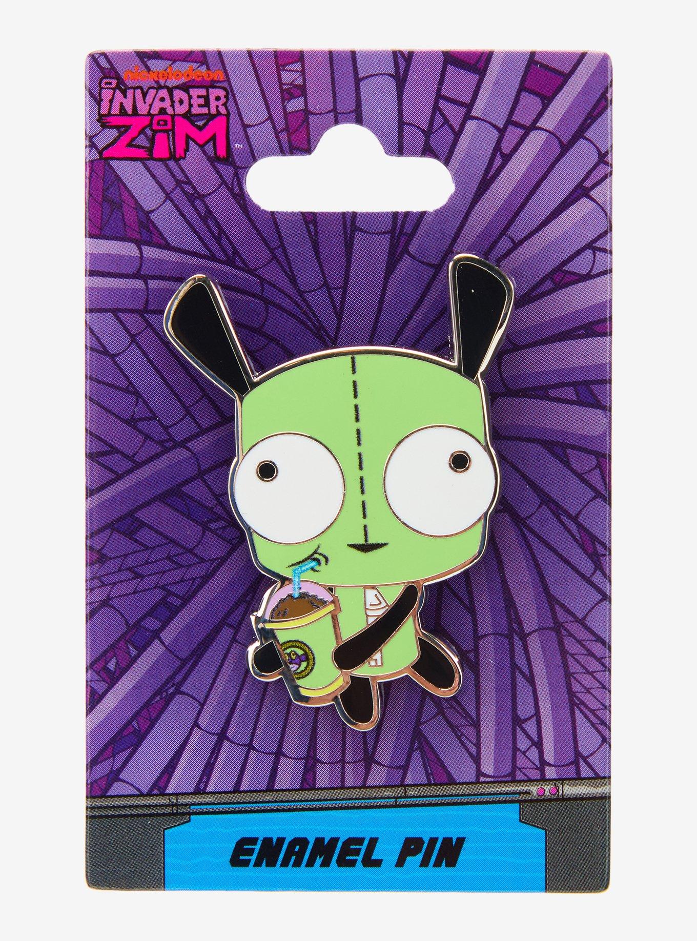 Invader Zim GIR Slushie Enamel Pin, , hi-res