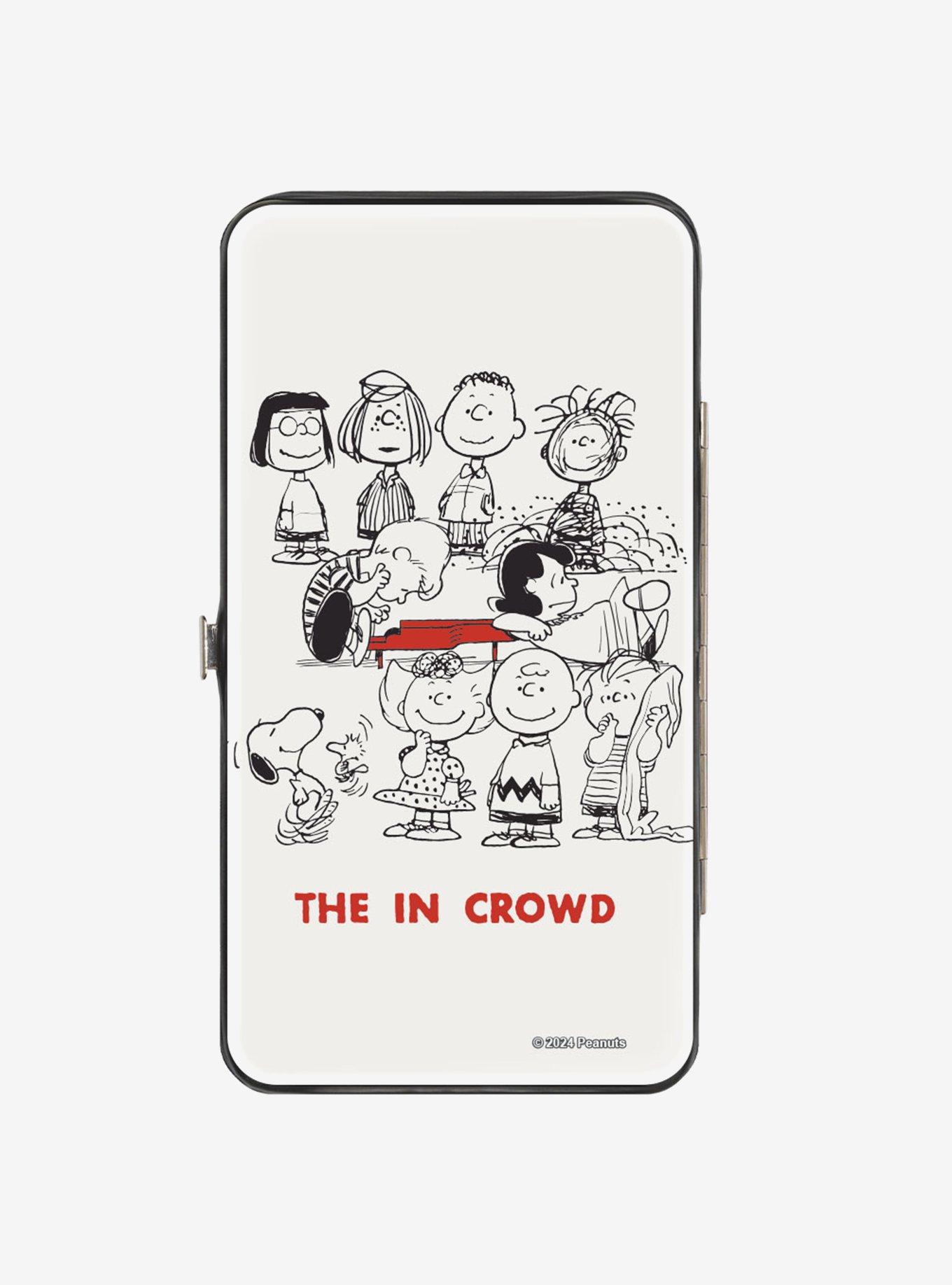 Peanuts Gang 75th The In Crowd Group Hinged Wallet, , hi-res