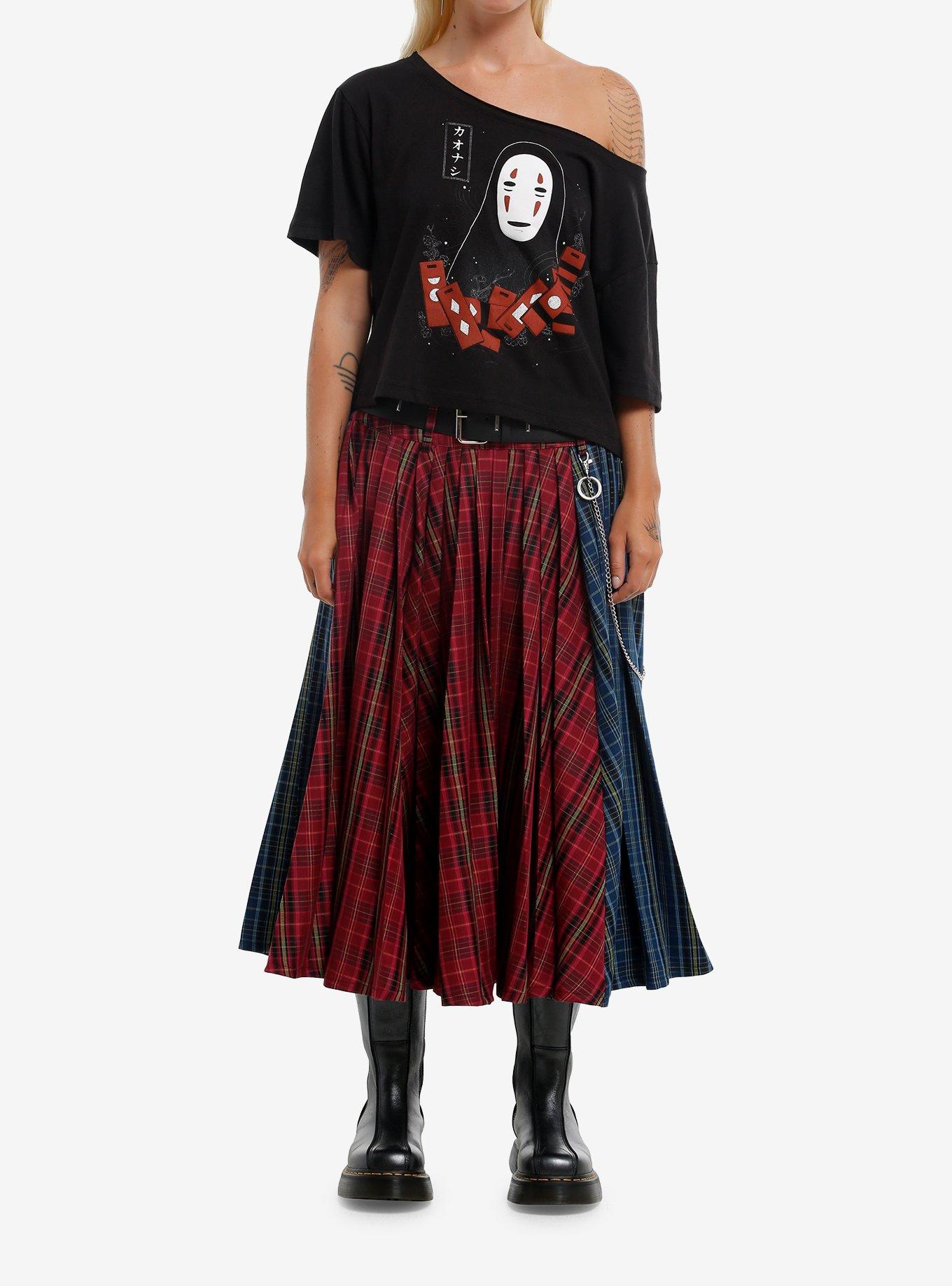 Studio Ghibli&reg; Spirited Away No-Face Girls Off-The-Shoulder T-Shirt, , hi-res