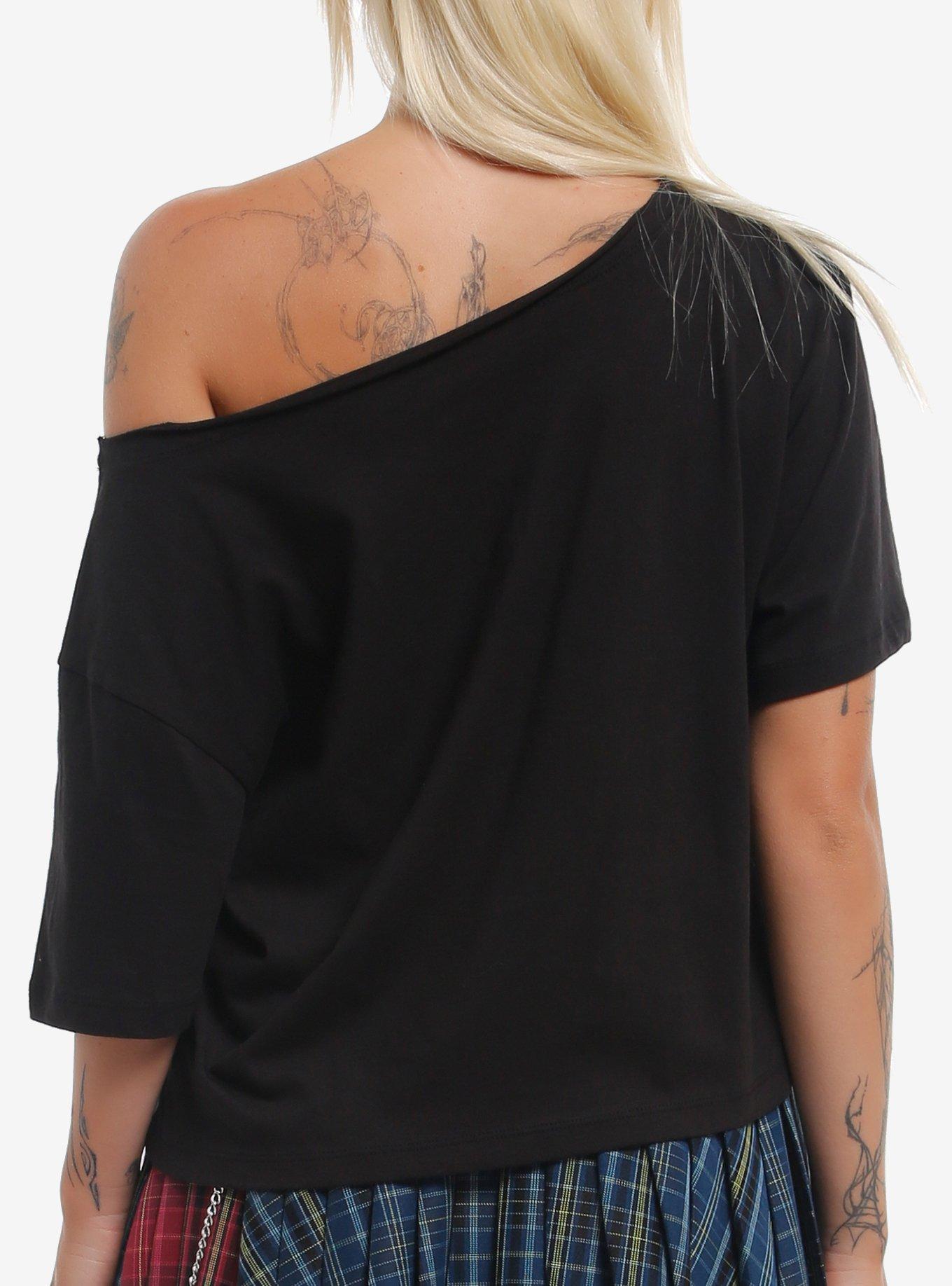 Studio Ghibli&reg; Spirited Away No-Face Girls Off-The-Shoulder T-Shirt, MULTI, alternate