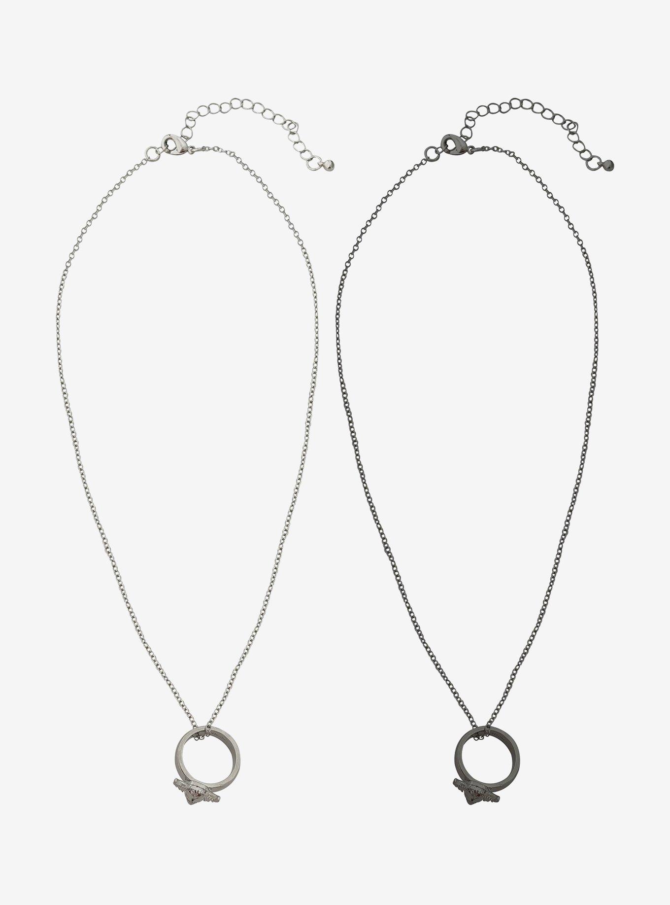 Stranger Things Hellfire Club Demon Best Friend Necklace Set, , hi-res