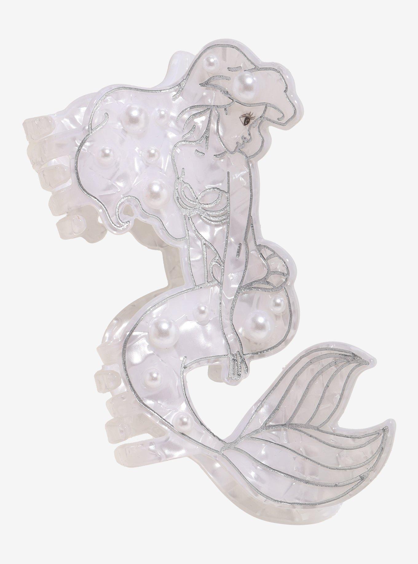 Disney The Little Mermaid Ariel Pearl Claw Hair Clip, , hi-res