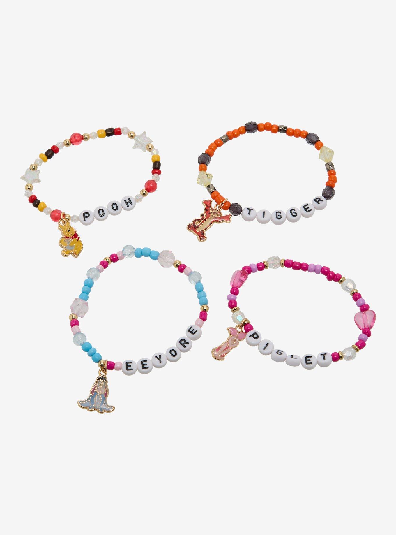 Disney Winnie The Pooh Character Bead Bracelet Set, , hi-res