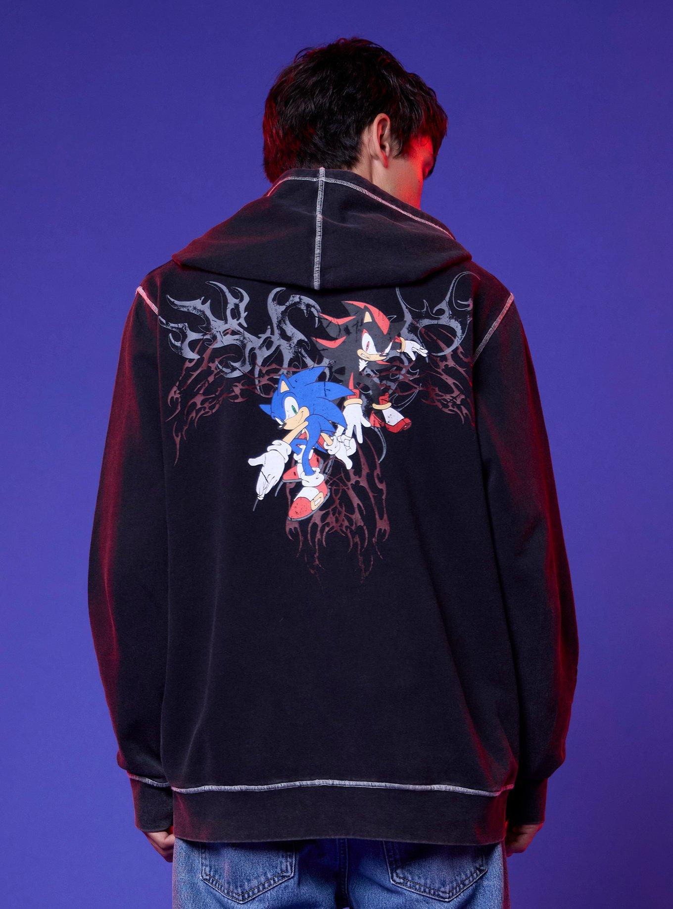 Sonic The Hedgehog Shadow & Sonic Cyber Sigils Hoodie, , hi-res