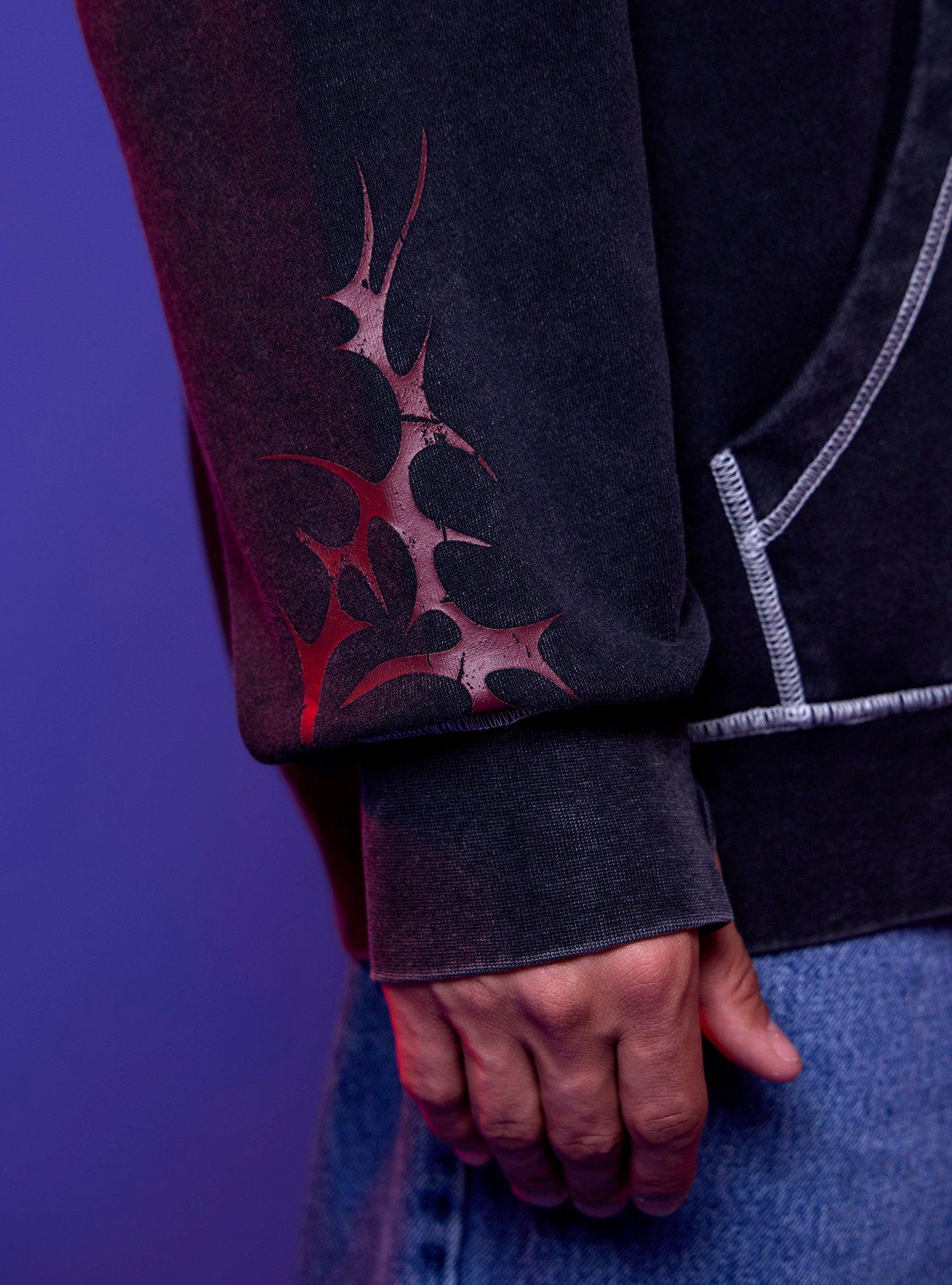 Sonic The Hedgehog Shadow & Sonic Cyber Sigils Hoodie, MULTI, alternate - view 5