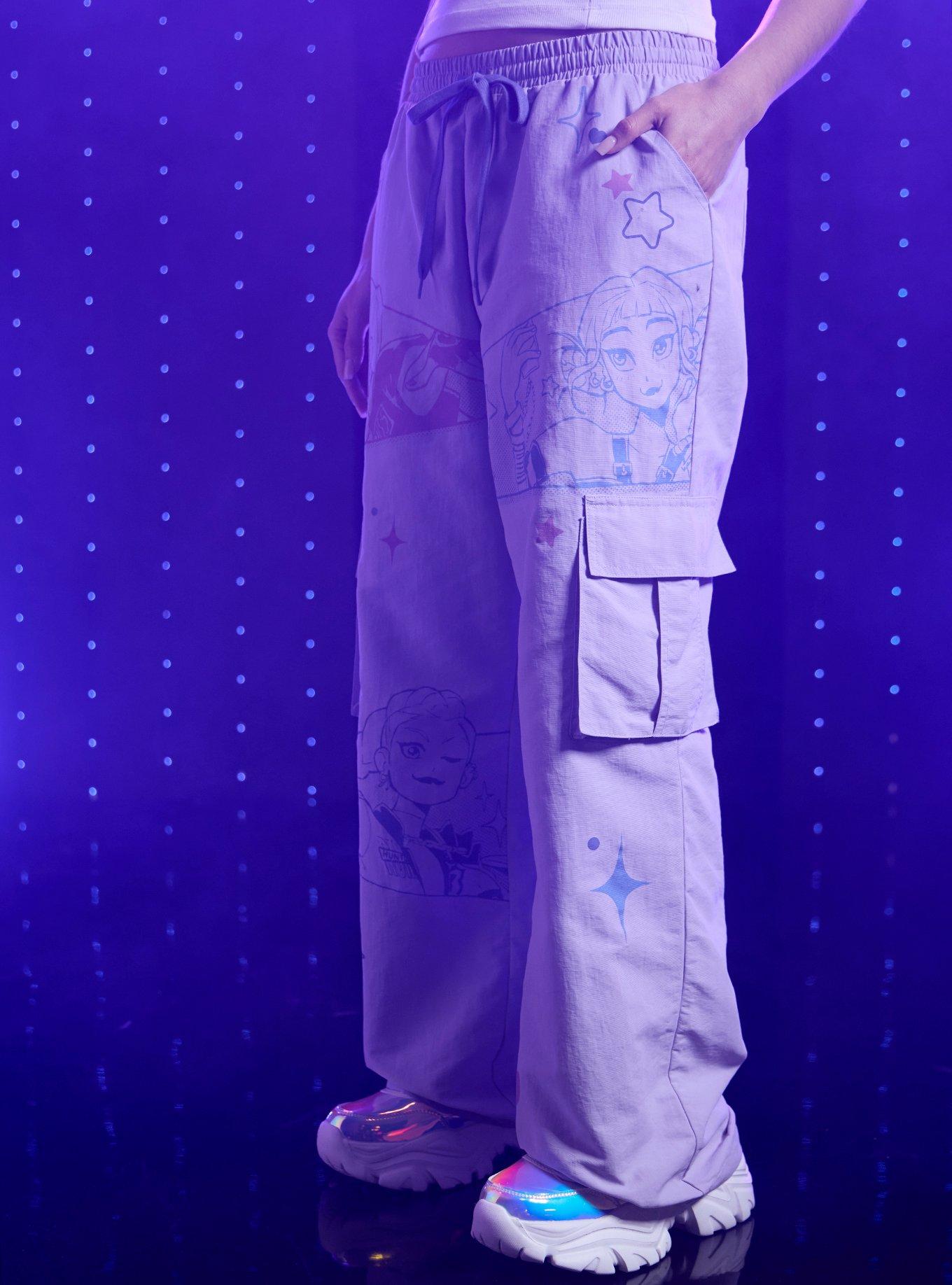 KPop Demon Hunters HUNTR/X Cargo Pants, MULTI, alternate