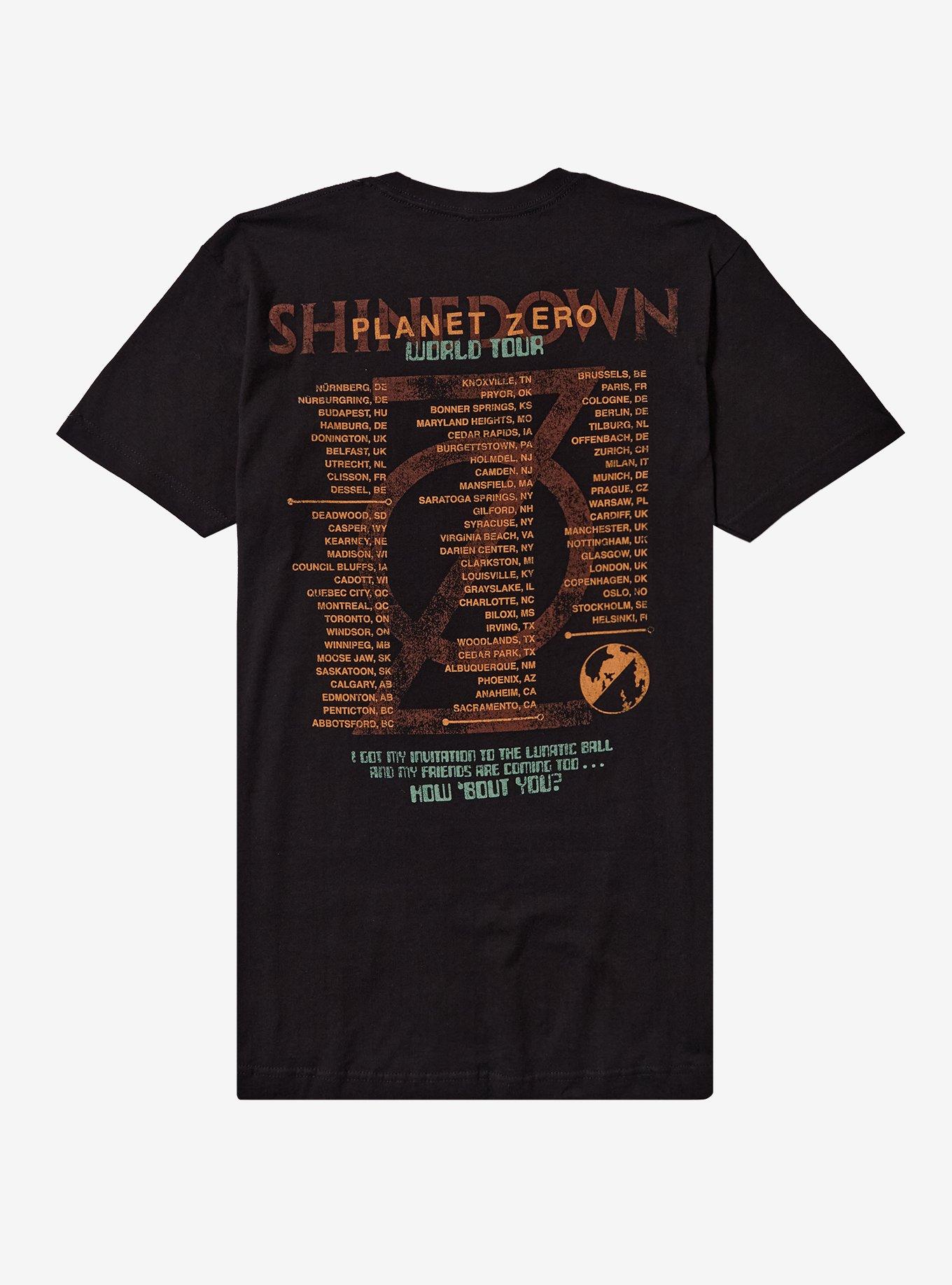Shinedown Planet Zero World Tour T-Shirt, , hi-res