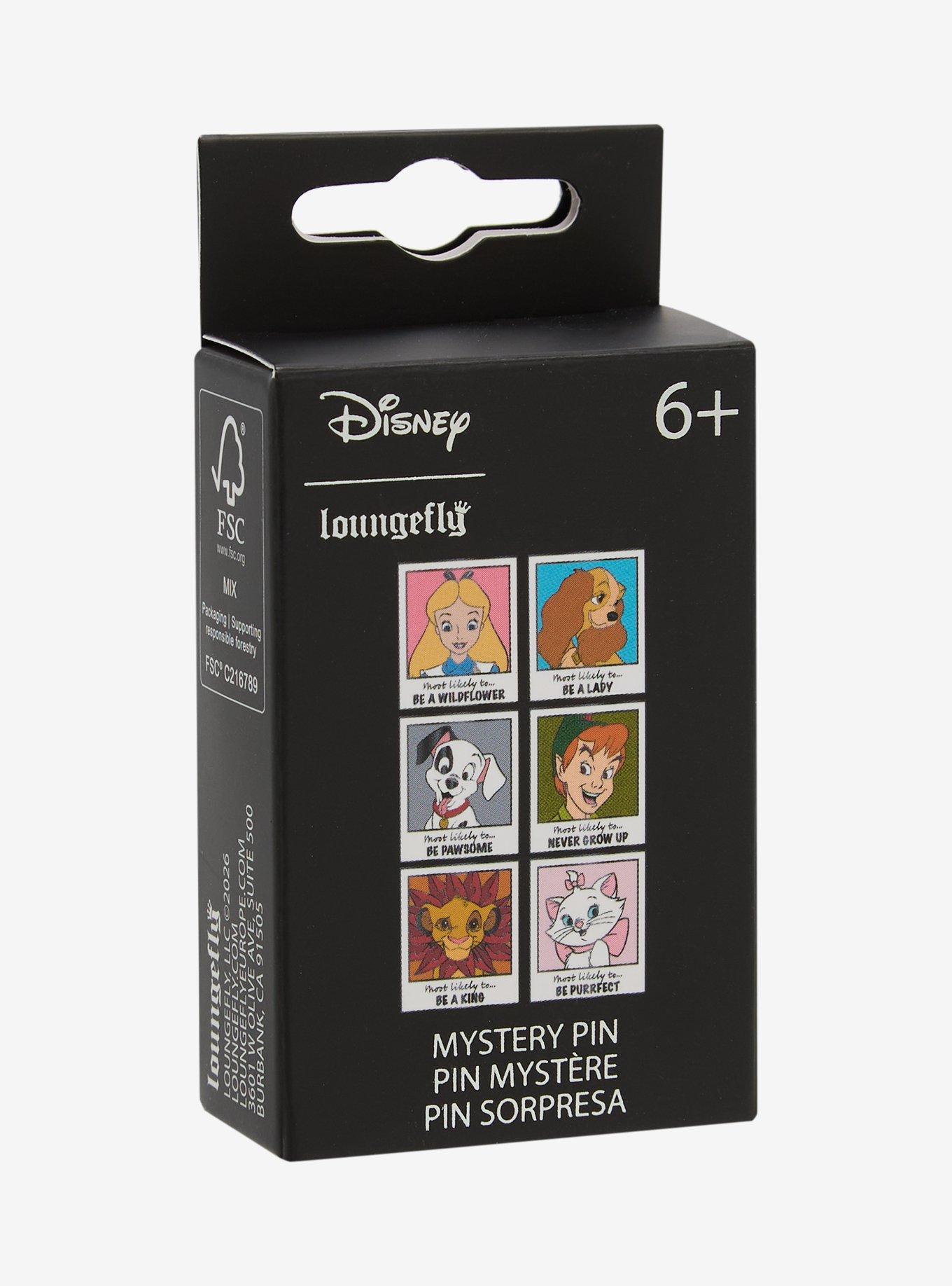 Loungefly Disney Yearbook Portrait Blind Box Enamel Pin Hot Topic Exclusive, , hi-res