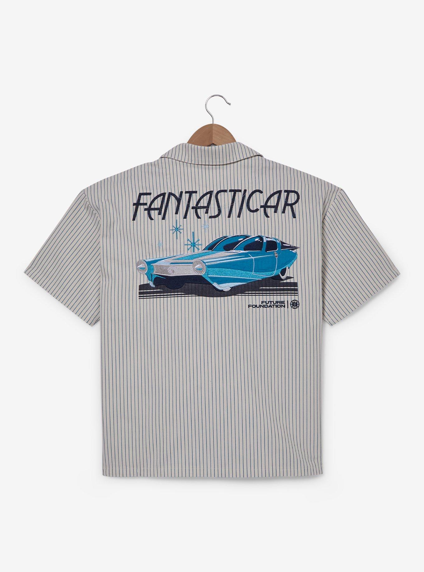 Marvel The Fantastic Four Fantasticar Woven Button-Up &mdash; BoxLunch Exclusive, , hi-res