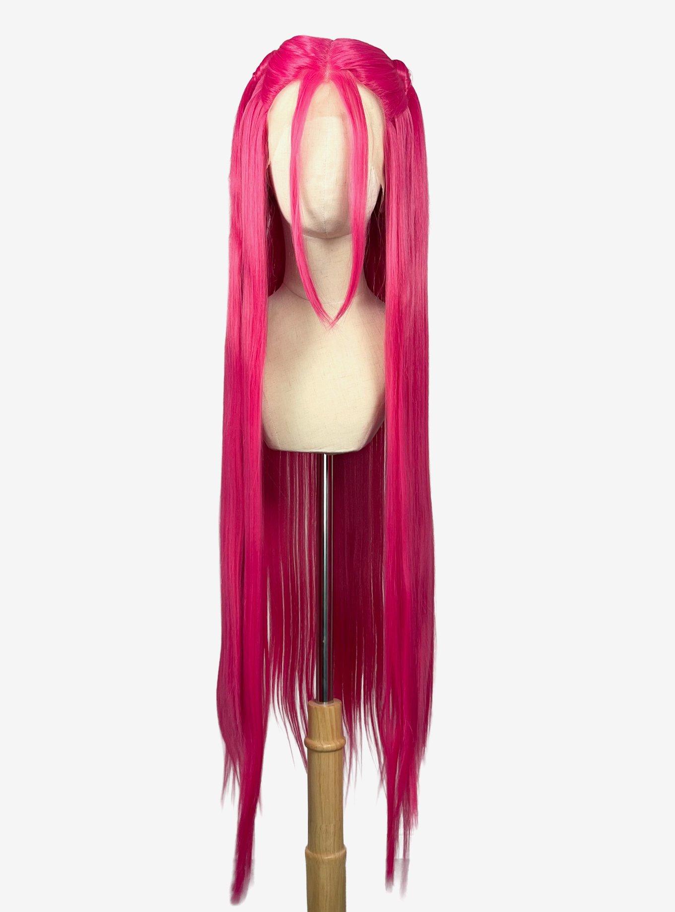 Pink Long Lace Front Wig, , hi-res