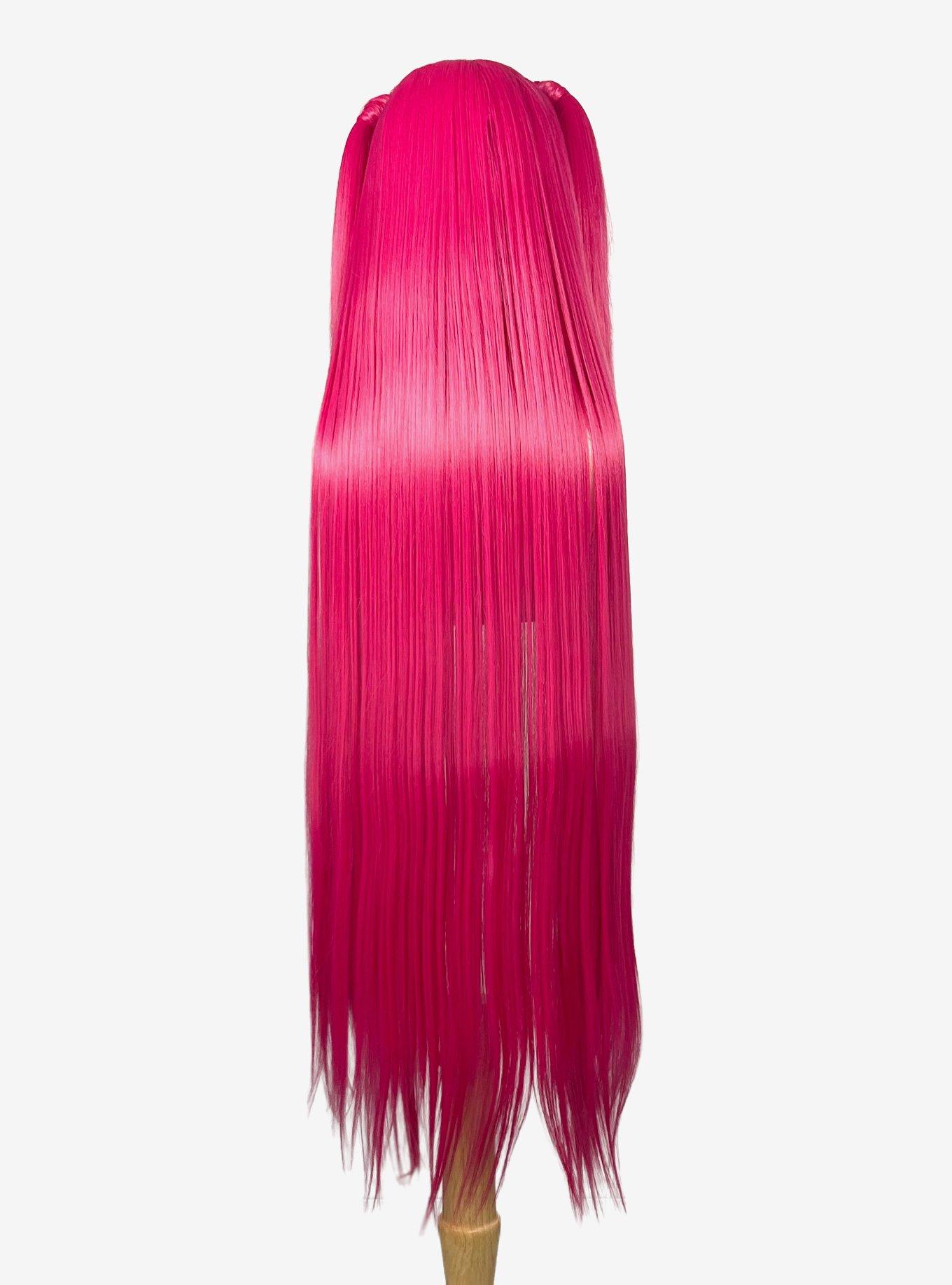 Pink Long Lace Front Wig, , alternate