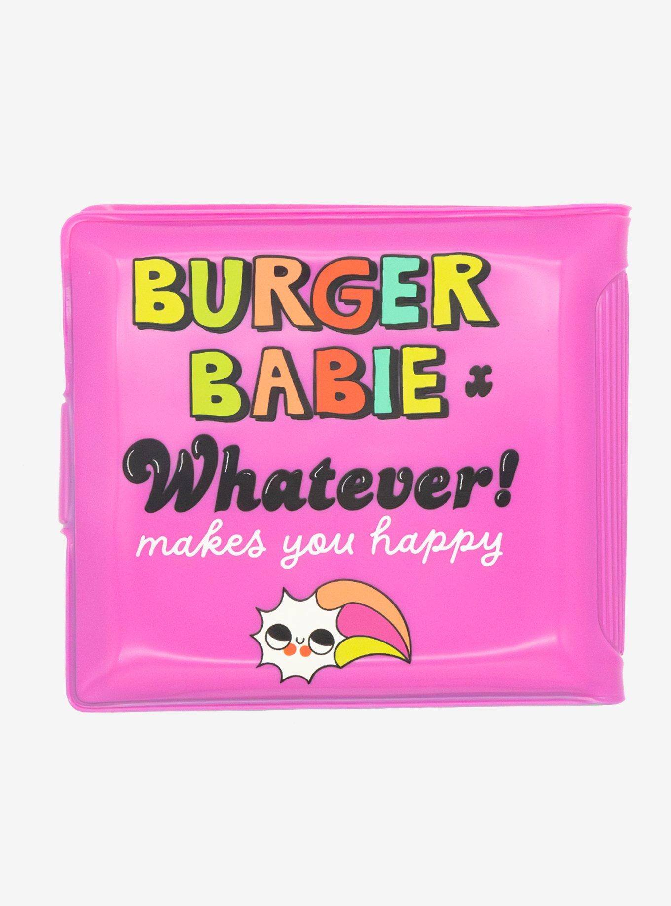 Whatever! Makes You Happy x Burger Babie Deer Padded Vinyl Wallet, , hi-res