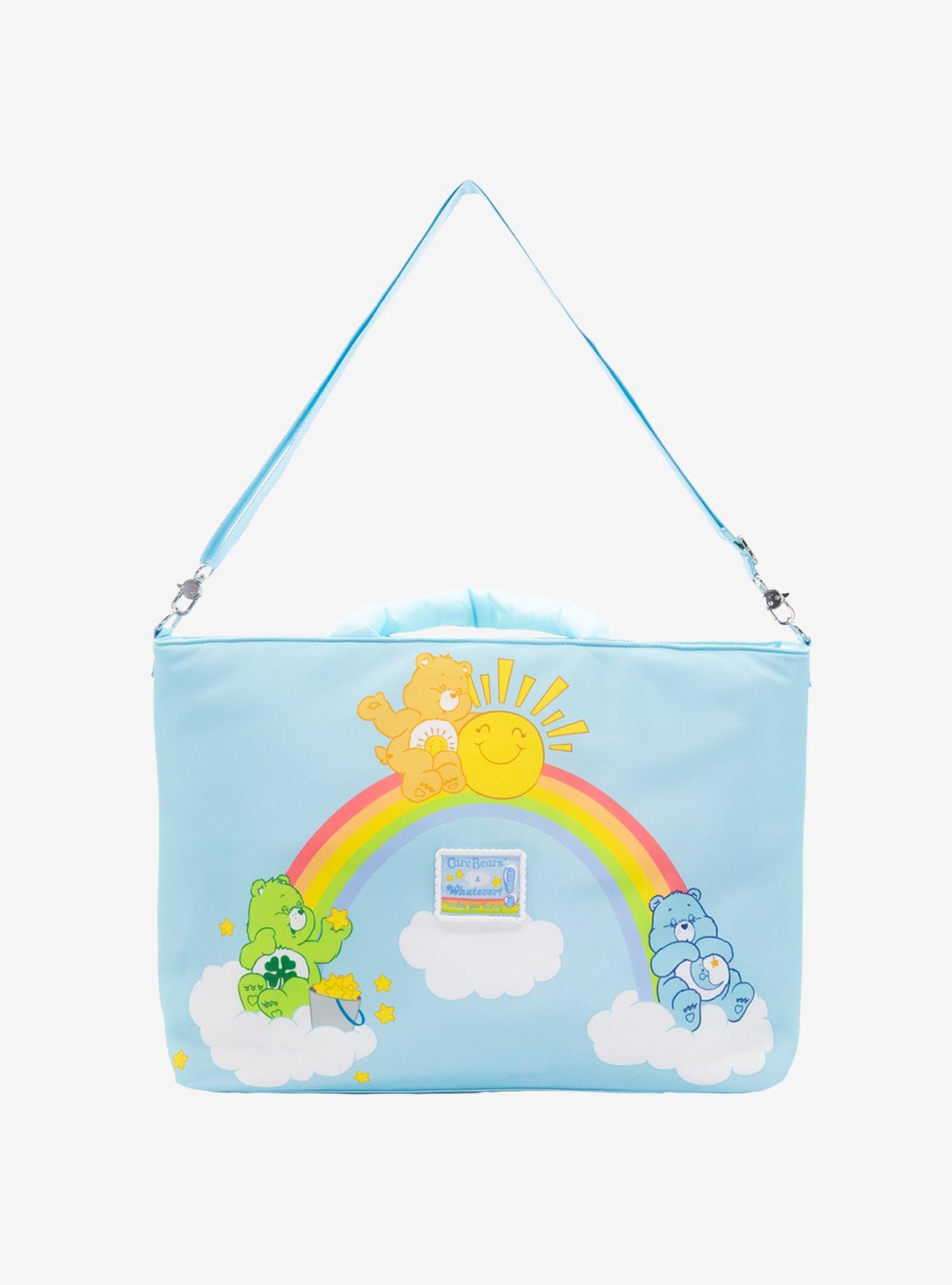 Whatever! Makes You Happy Care Bears Clouds Quilted Tote Bag, , alternate