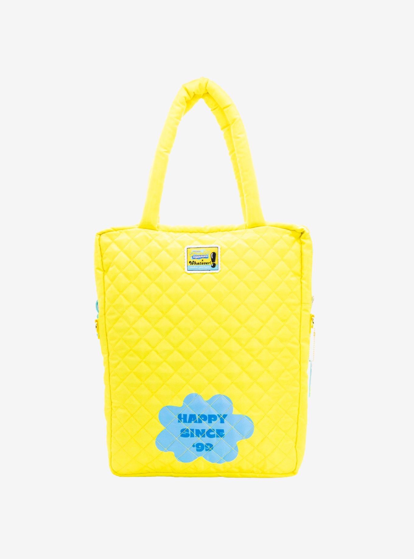 Whatever! Makes You Happy SpongeBob SquarePants Quilted Tote, , hi-res