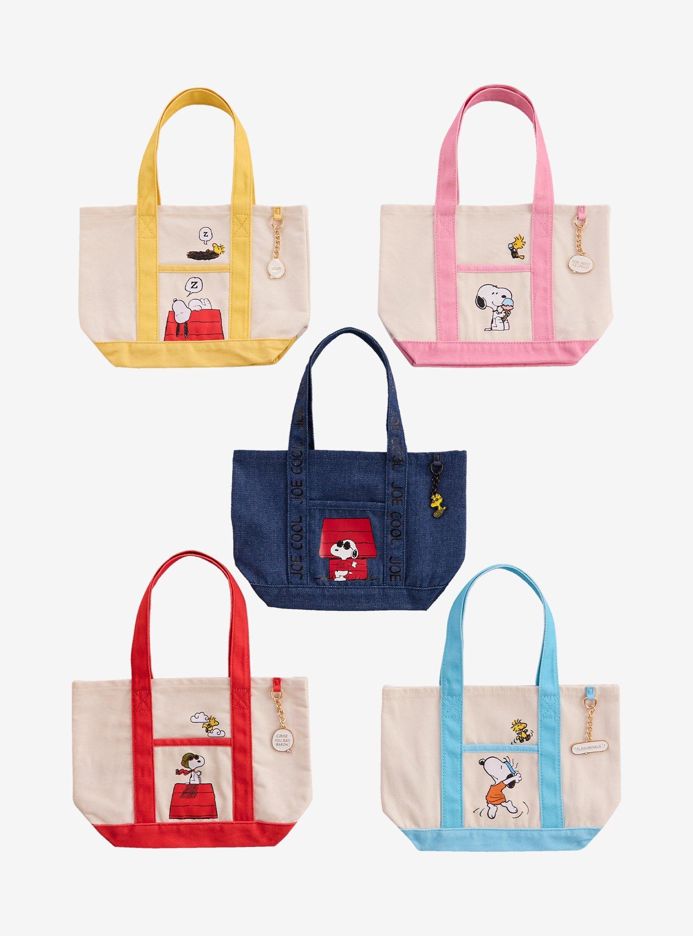 Peanuts Snoopy Blind Bag Mini Canvas Tote Bag - BoxLunch Exclusive, , hi-res