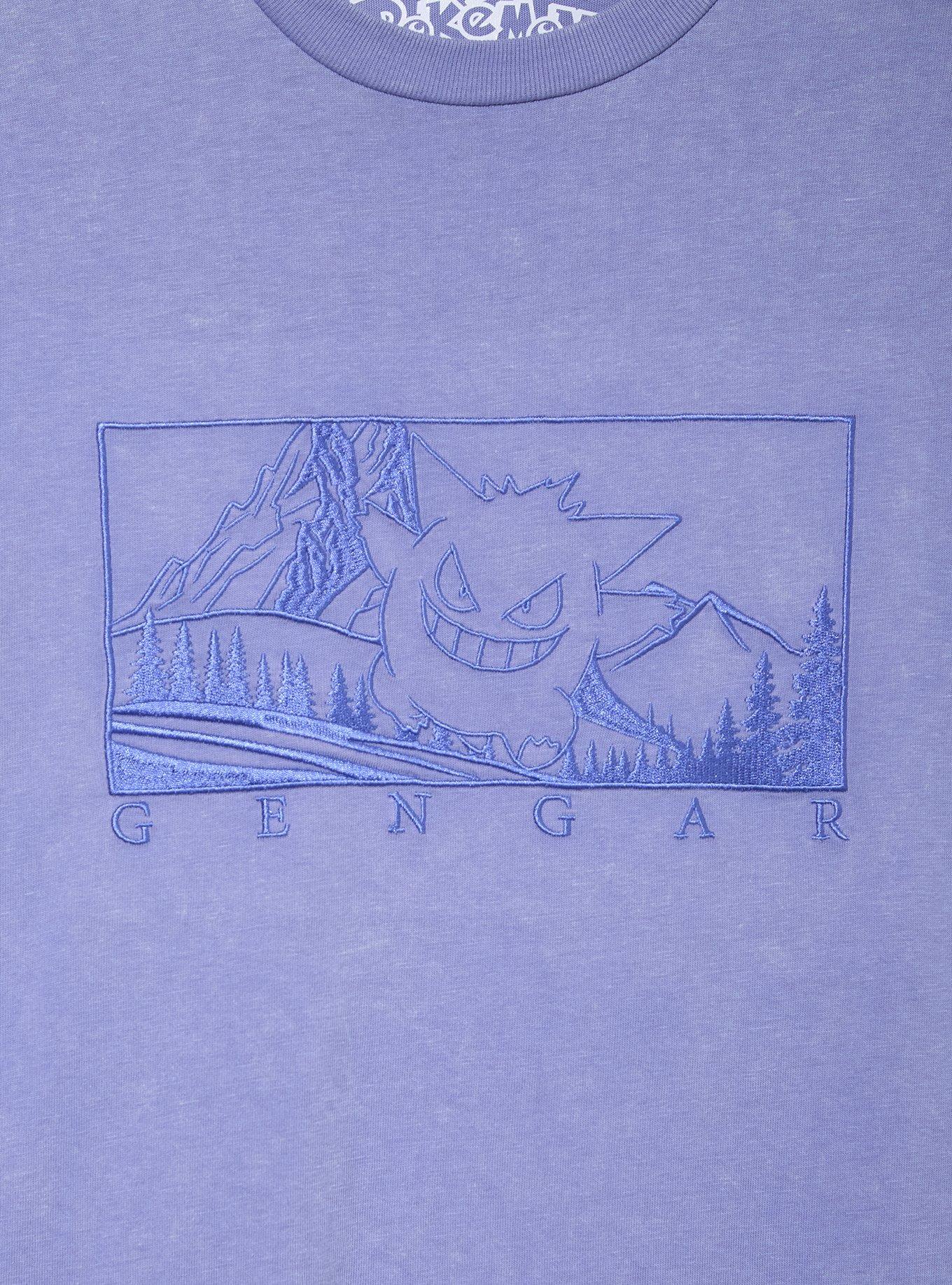 Pok&eacute;mon Embroidered Gengar Panel Portrait T-Shirt - BoxLunch Exclusive, , alternate