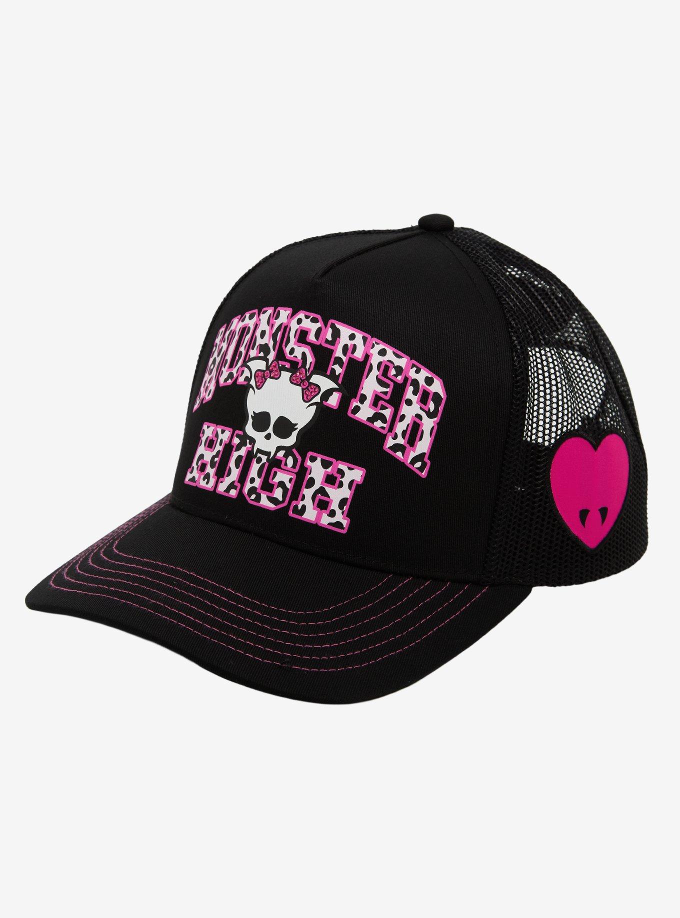Monster High Draculaura Leopard Trucker Hat, , alternate - view 3