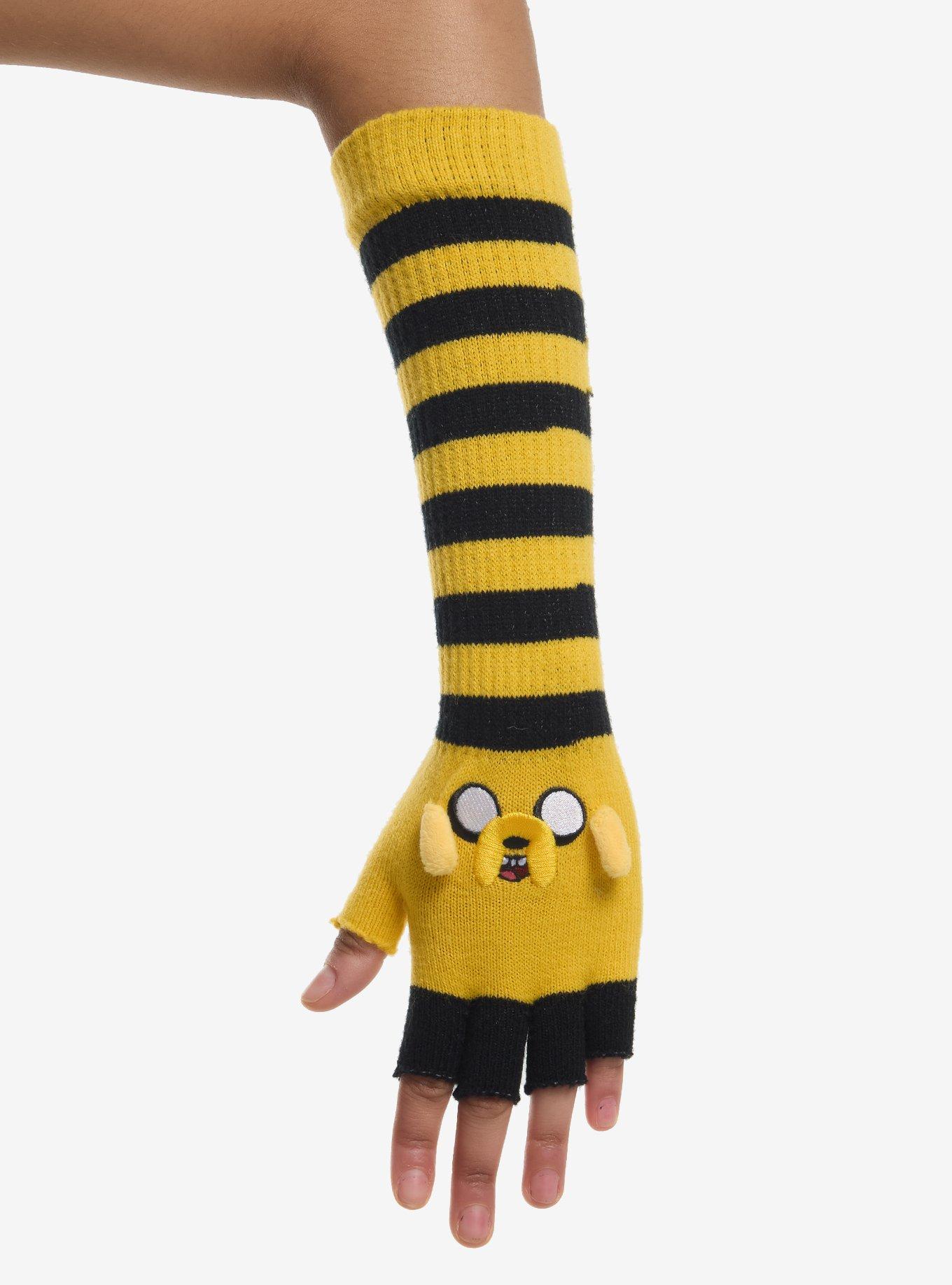 Adventure Time Jake Stripe Arm Warmers, , hi-res