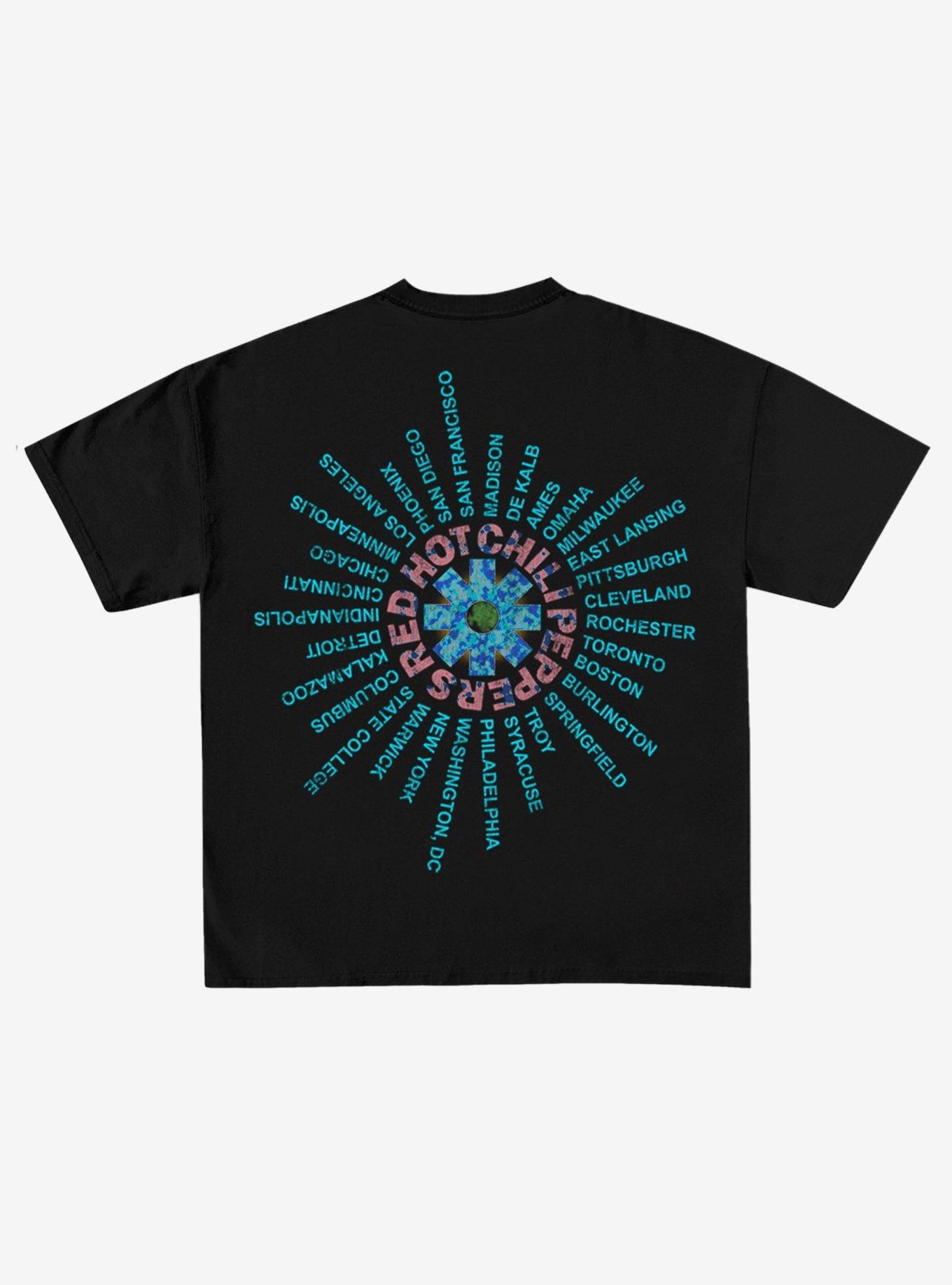 Red Hot Chili Peppers Starburst Cities T-Shirt, , hi-res