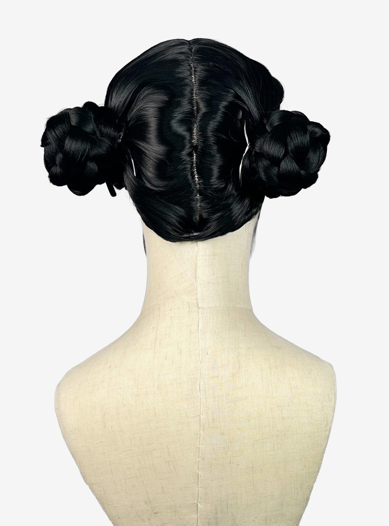 Black Wig with Bangs, , alternate