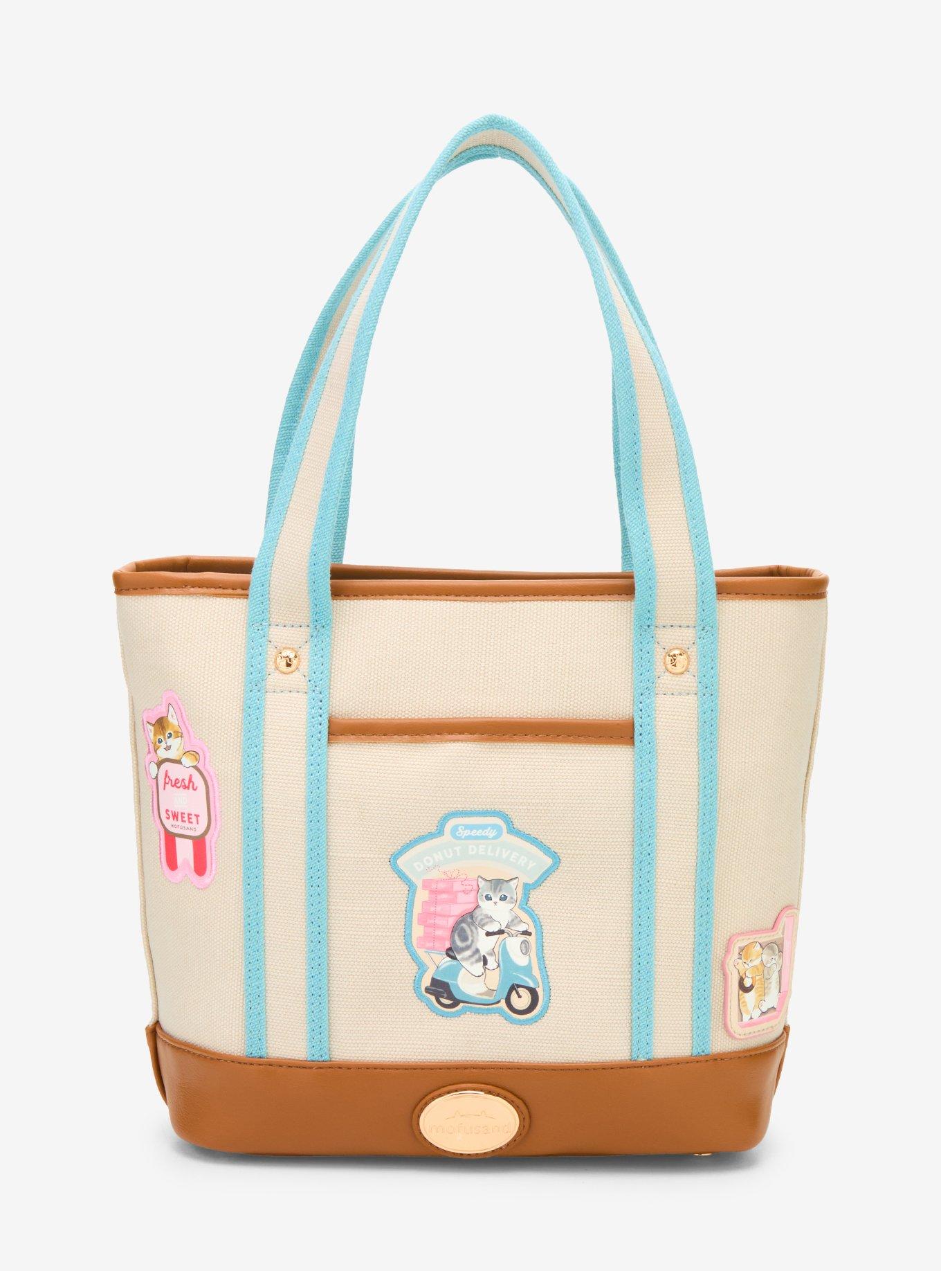 Mofusand Donut Tote Bag &mdash; BoxLunch Exclusive, , alternate