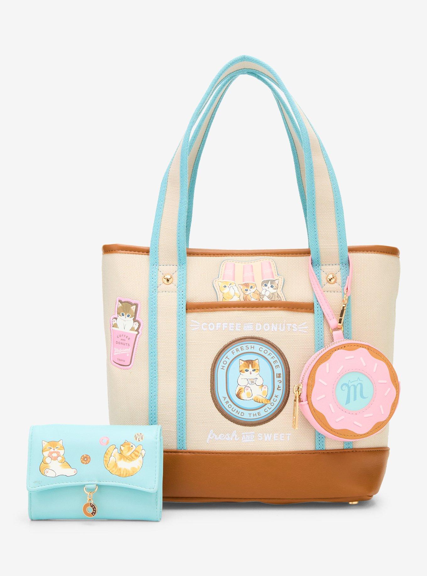 Mofusand Donut Tote Bag &mdash; BoxLunch Exclusive, , alternate