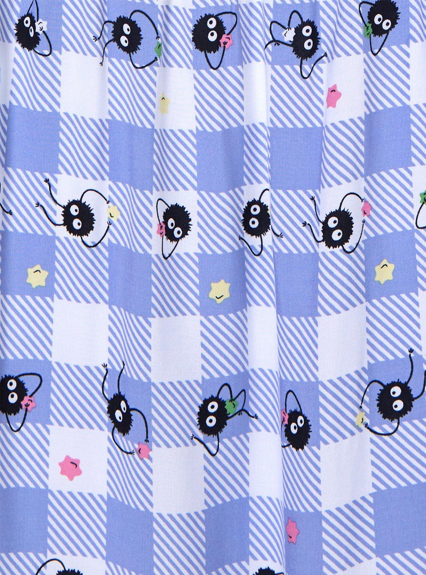 Studio Ghibli® Spirited Away Soot Sprites Gingham Plus Midi Dress - BoxLunch Exclusive