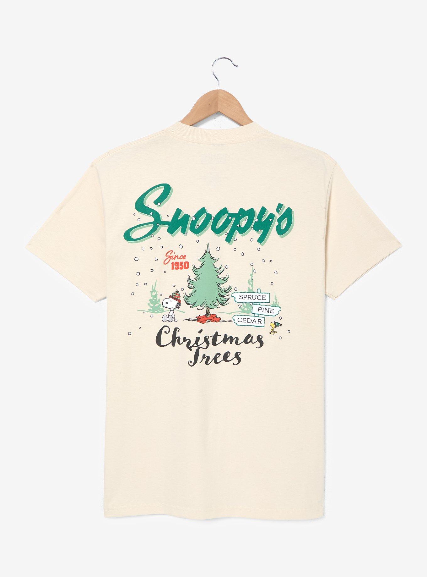 Peanuts Snoopy's Christmas Trees T-Shirt - BoxLunch Exclusive