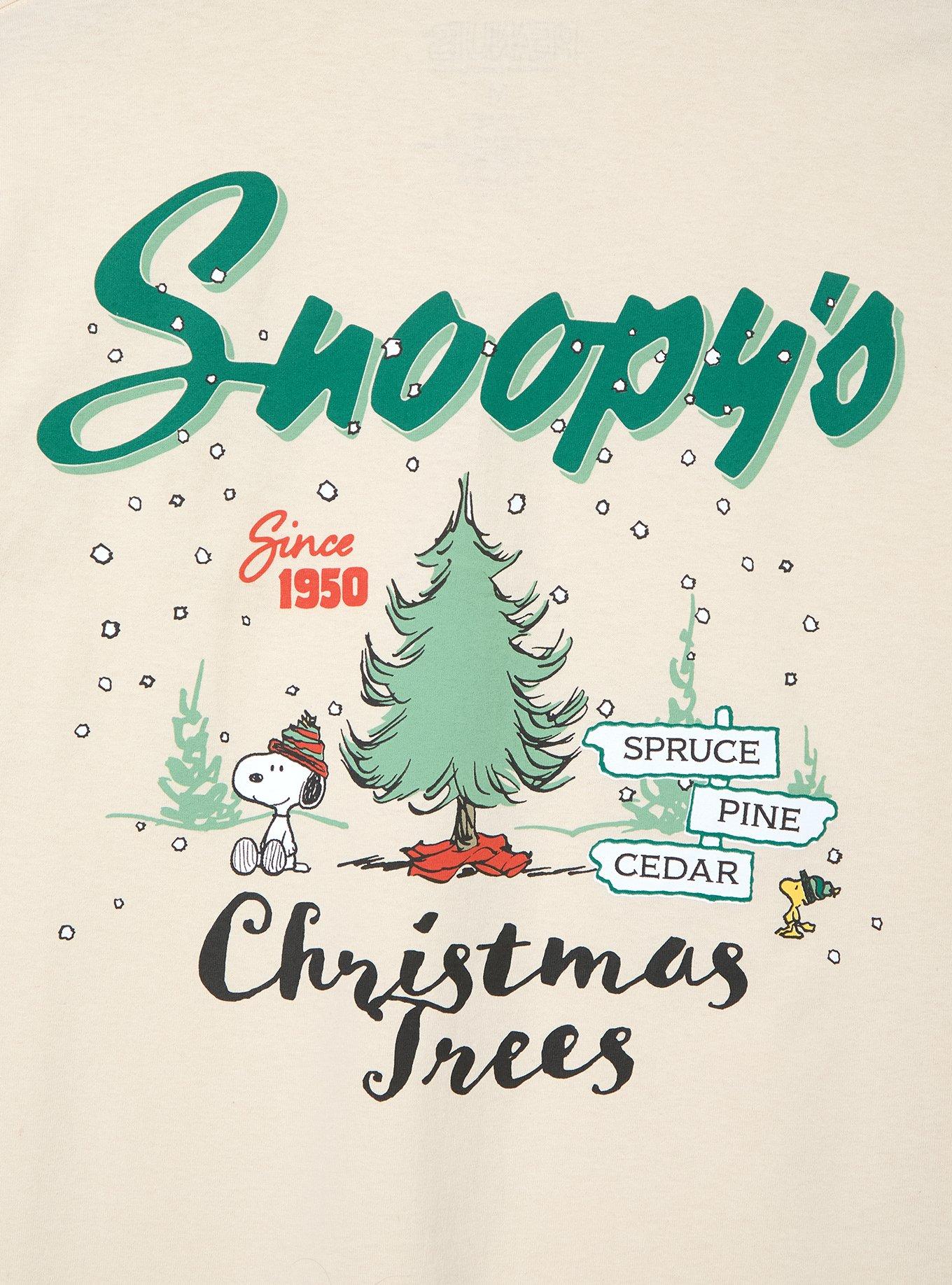 Peanuts Snoopy's Christmas Trees T-Shirt - BoxLunch Exclusive