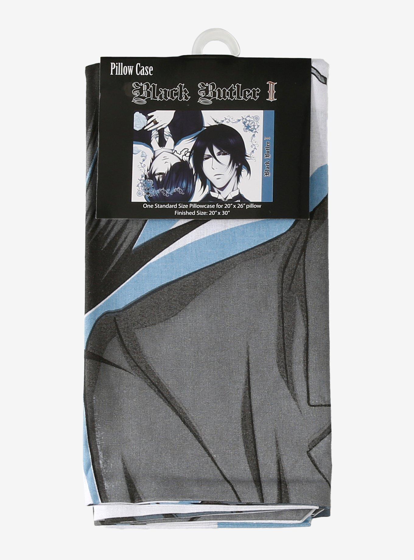 Black Butler Ciel & Sebastian Pillowcase, , hi-res