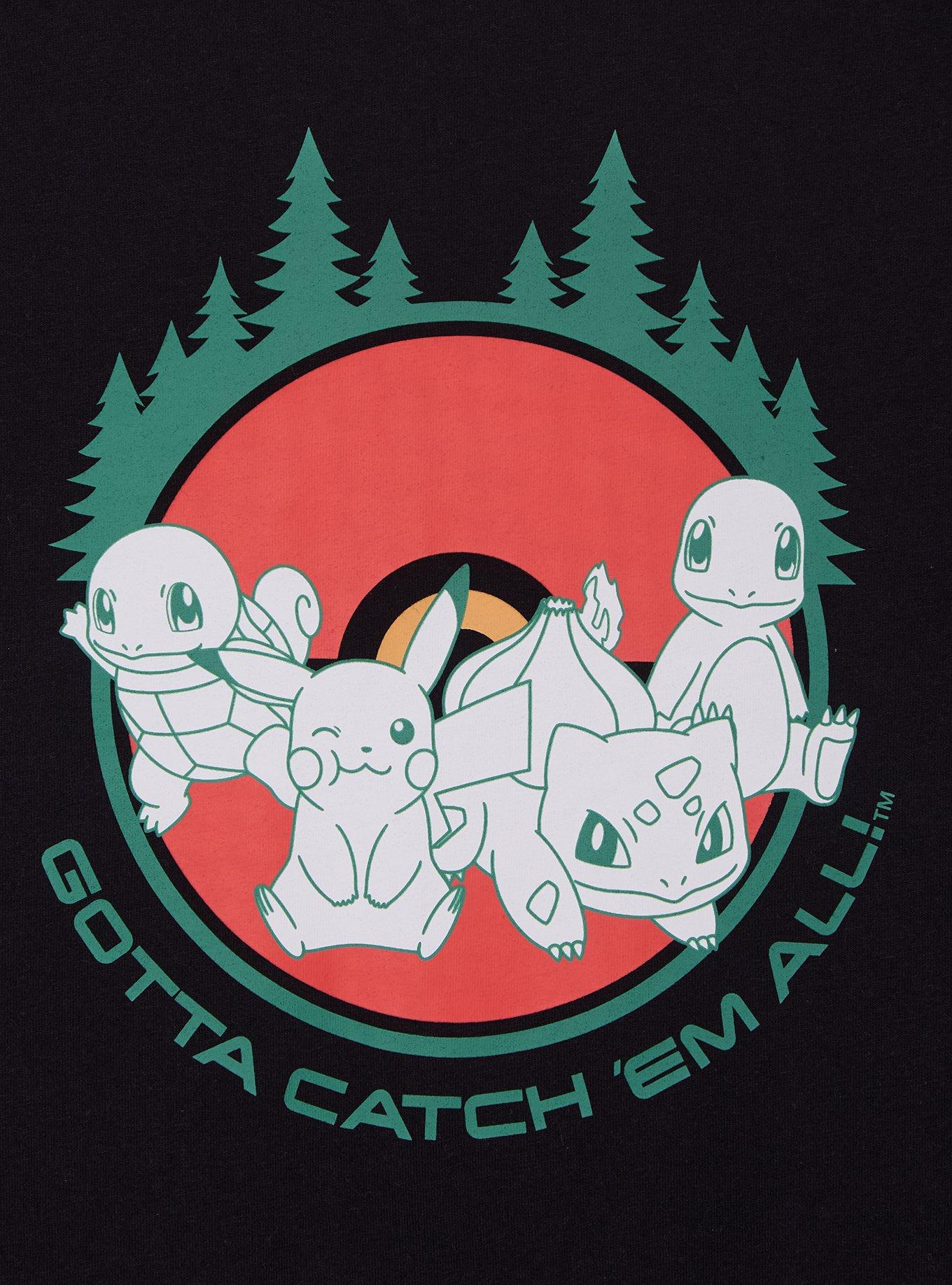 Pok&eacute;mon Gotta Catch 'Em All T-Shirt &mdash; BoxLunch Exclusive, BLACK, alternate