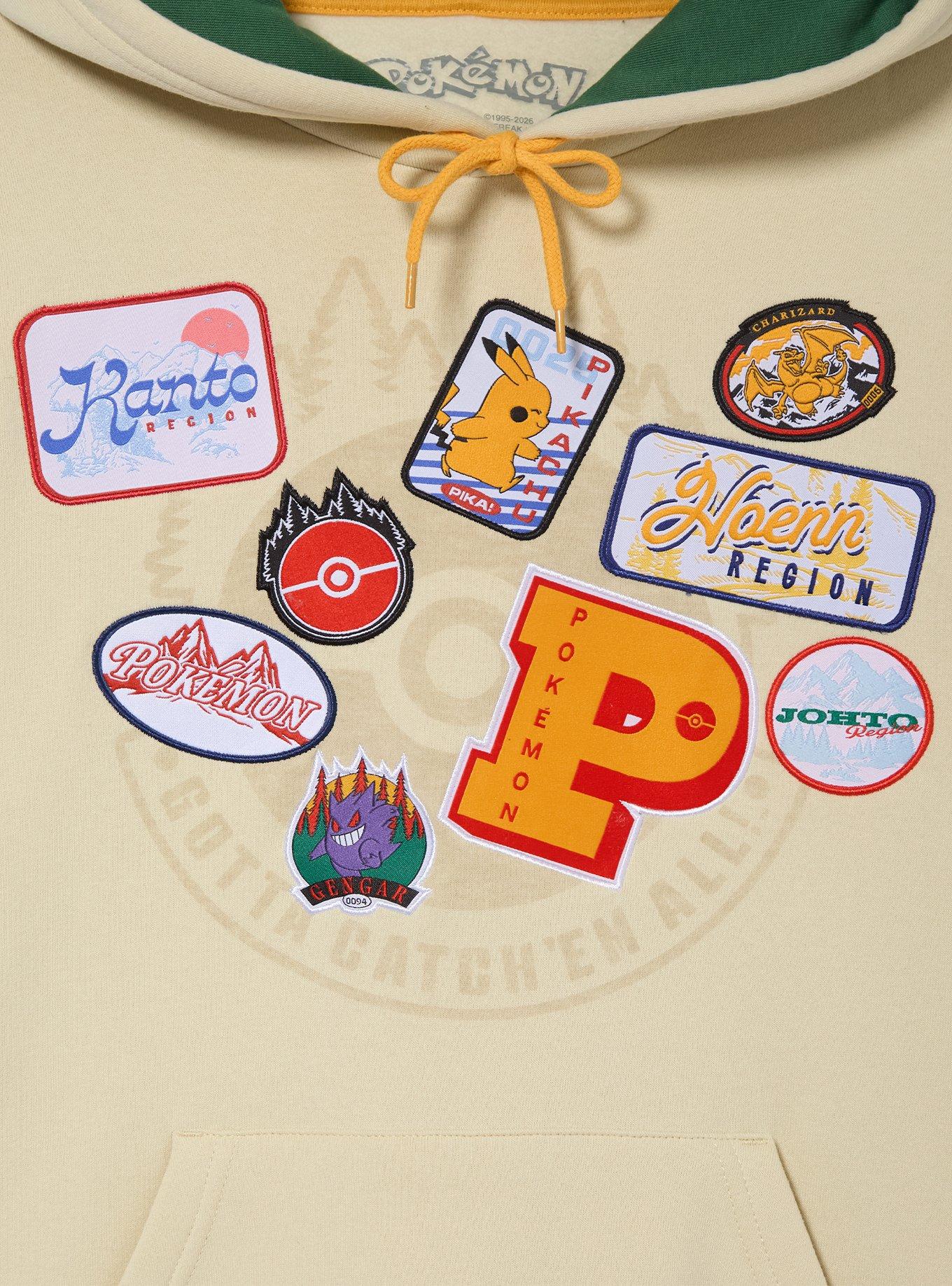 Pok&eacute;mon Embroidered Badges Hoodie - BoxLunch Exclusive, , alternate