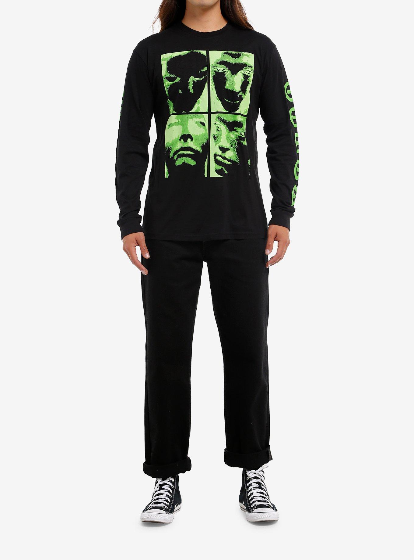 Type O Negative Face Grid Long-Sleeve T-Shirt, , hi-res