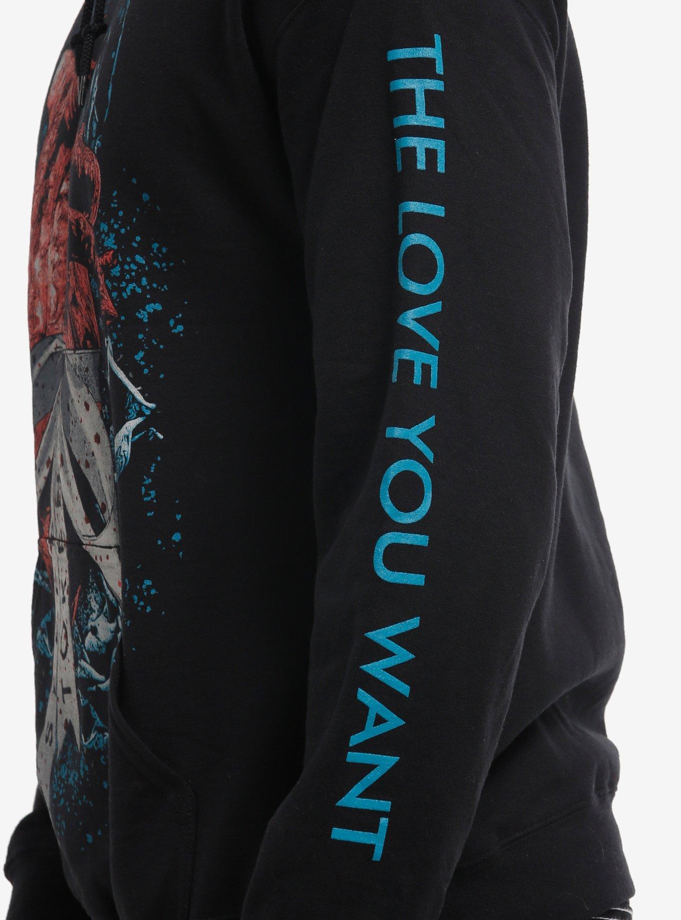 Sleep Token The Love You Want Heart Hoodie, BLACK, alternate