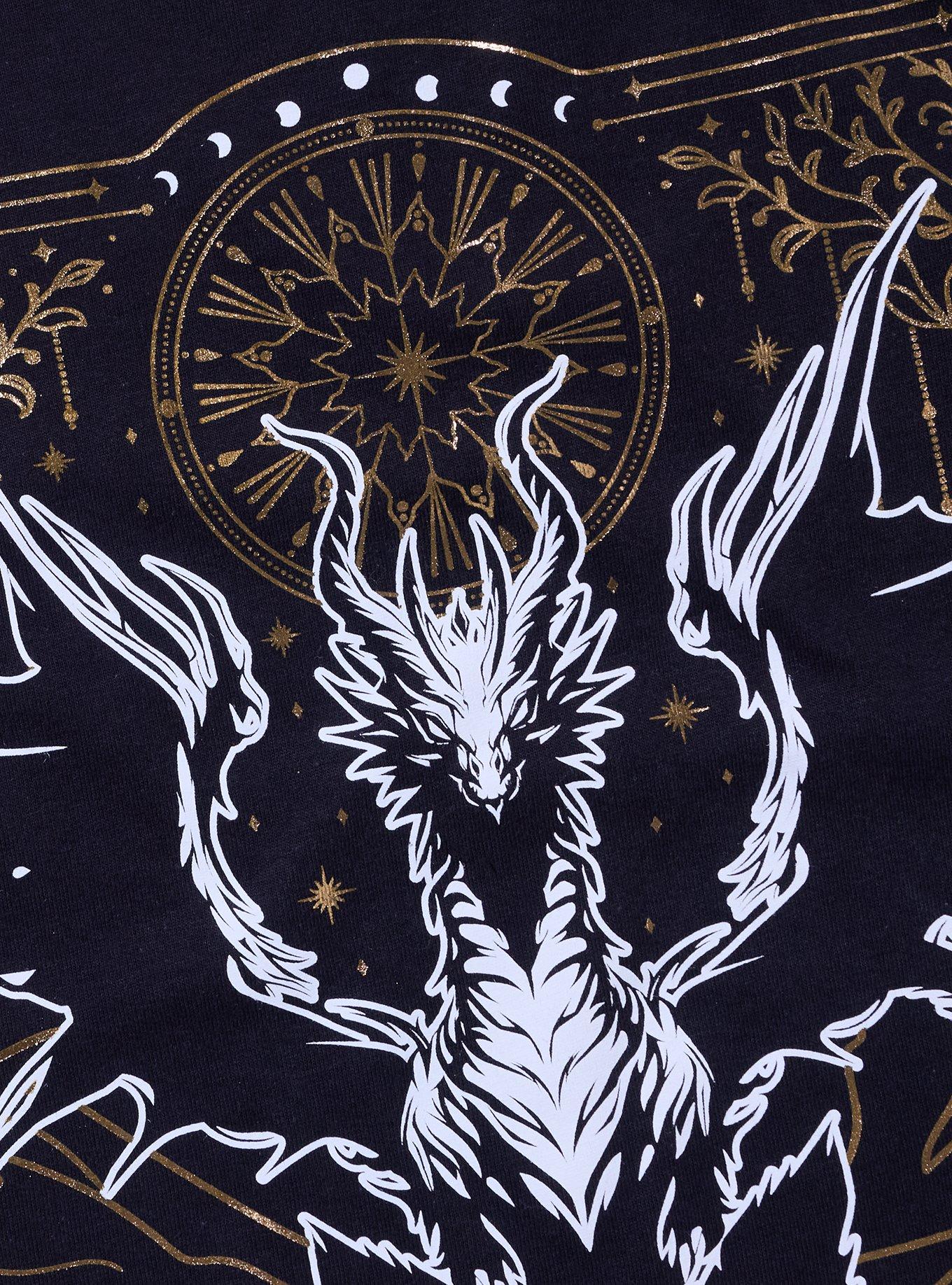 Fourth Wing Tairneanach Gold Foil T-Shirt, , hi-res