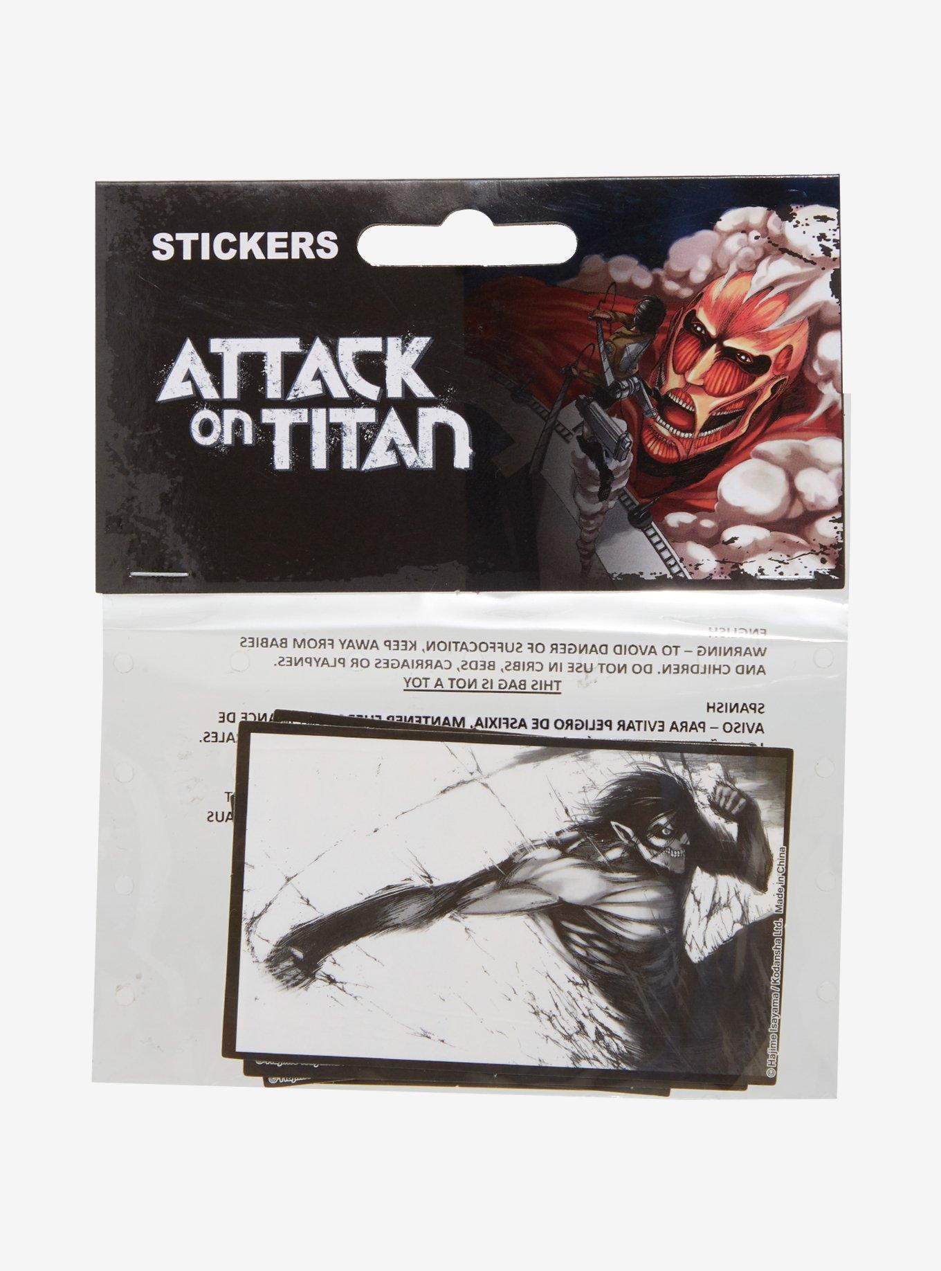 Attack On Titan Volume 5 Manga Sticker Set, , hi-res