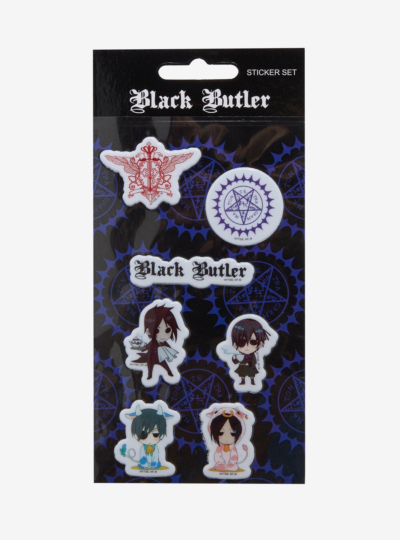 Black Butler Puffy Sticker Sheet, , hi-res