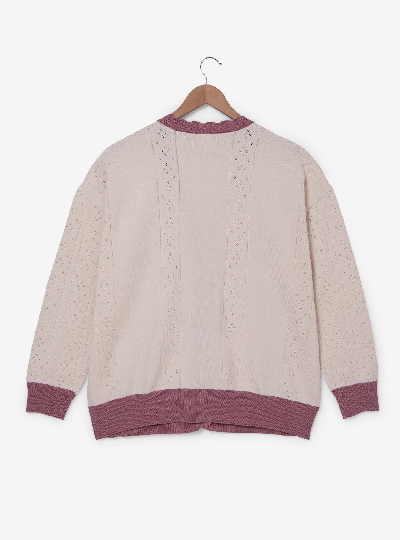 Sanrio Hello Kitty and Friends Bakery Women's Plus Size Scalloped Cardigan &mdash; BoxLunch Exclusive, , hi-res