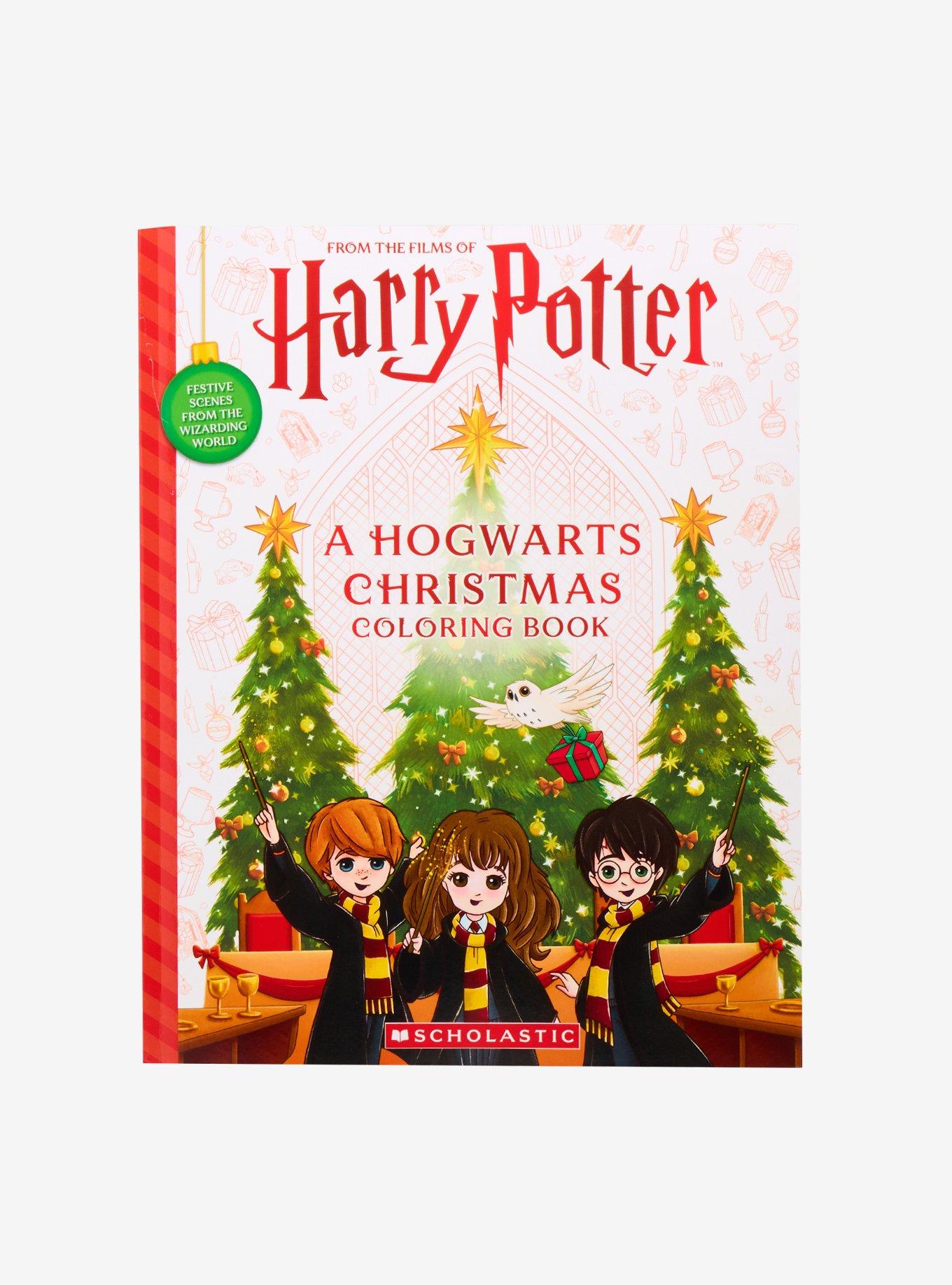 Harry Potter: A Hogwarts Christmas Coloring Book, , hi-res