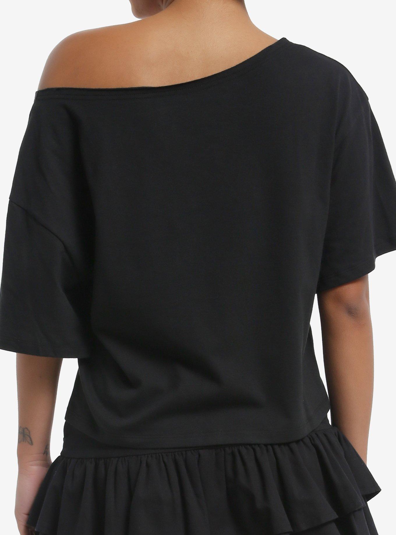 Invader Zim GIR Rib Cage Girls Off-The-Shoulder T-Shirt, , alternate