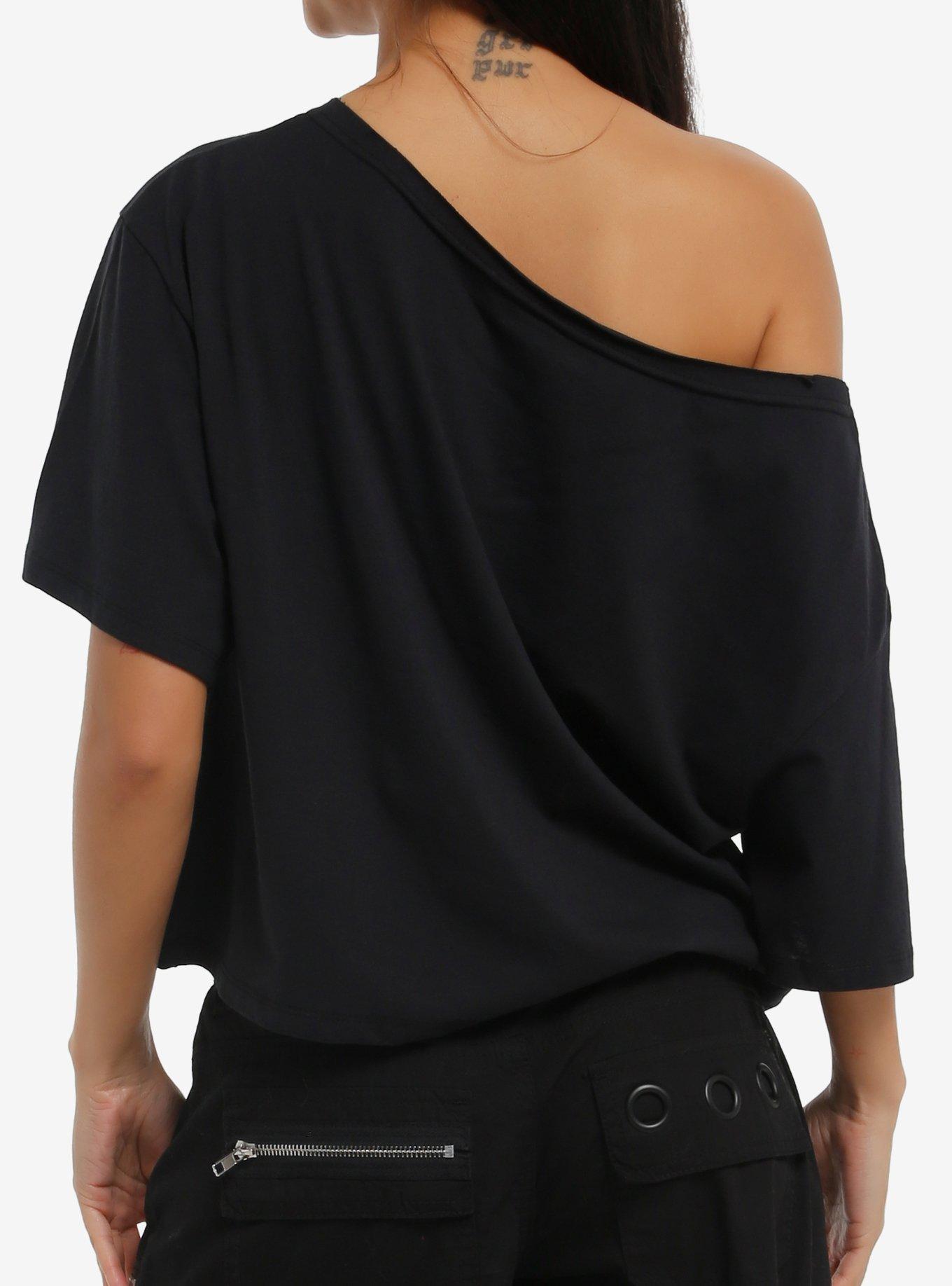 Five Nights At Freddy's Flame Girls Off-Shoulder Top, MULTI, alternate