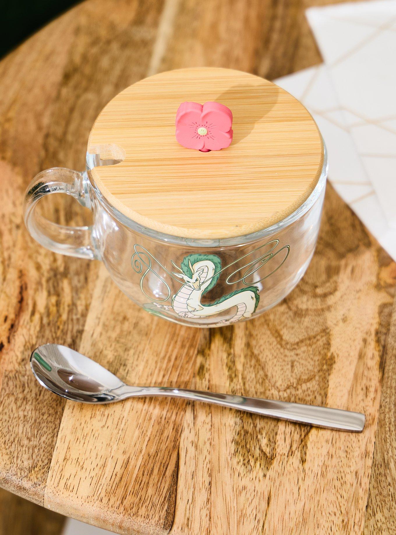 Studio Ghibli&reg; Spirited Away Haku Glass Mug With Lid, , hi-res