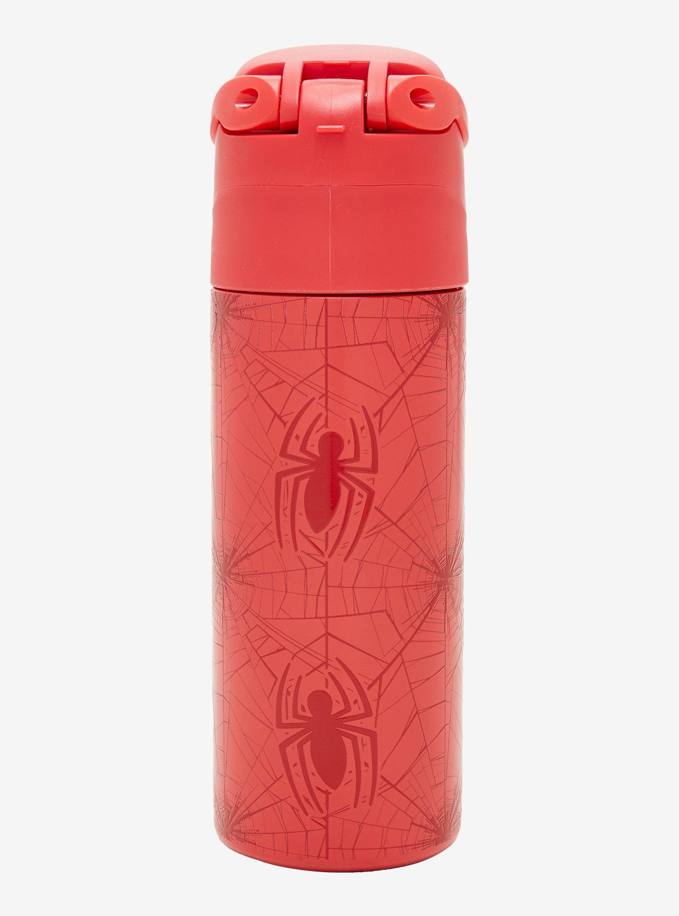 Marvel Spider-Man Webbed Water Bottle &mdash; BoxLunch Exclusive, , alternate