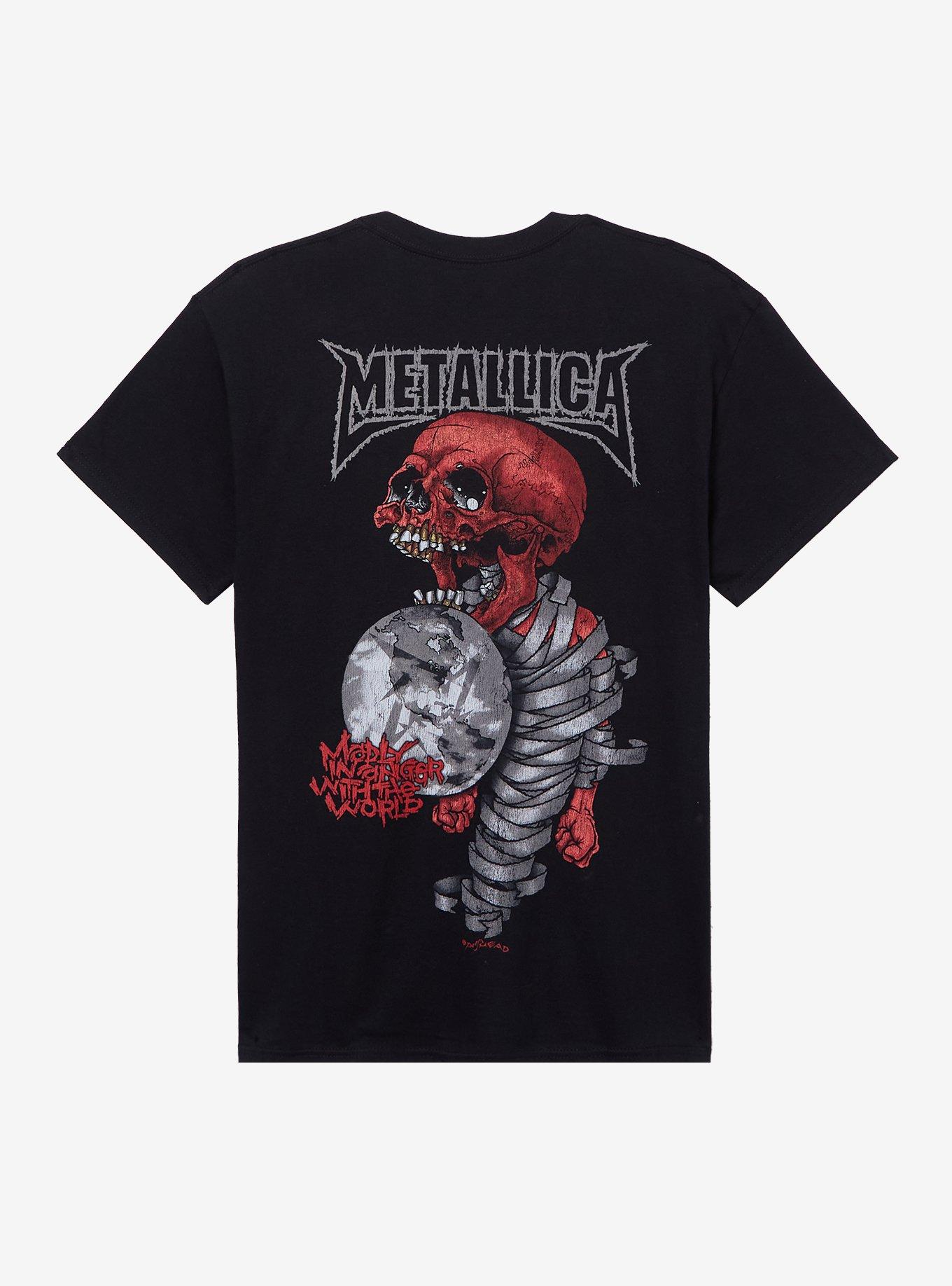 Metallica Madly In Anger With the World Tour Distressed T-Shirt, , hi-res