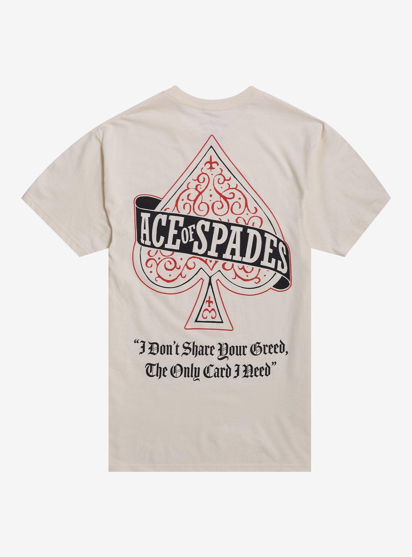 Motörhead Ace Of Spades Lyric T-Shirt, , hi-res